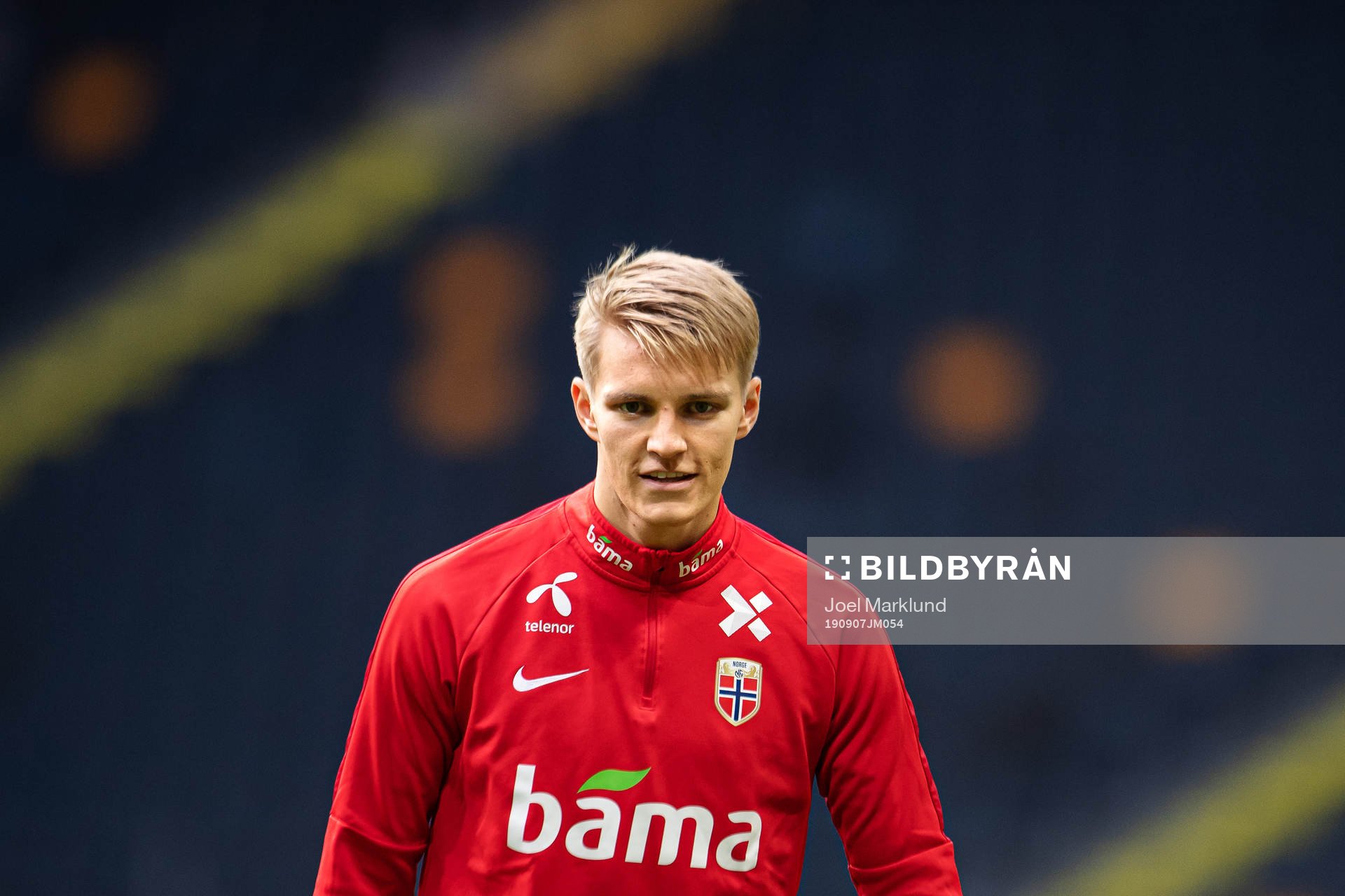 Martin Ødegaard of the Norwegian national football team
