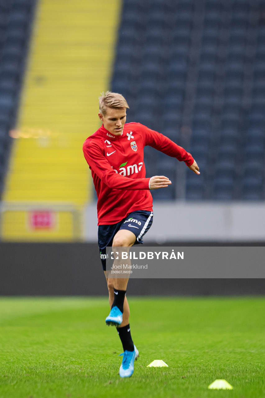 Martin Ødegaard of the Norwegian national football team