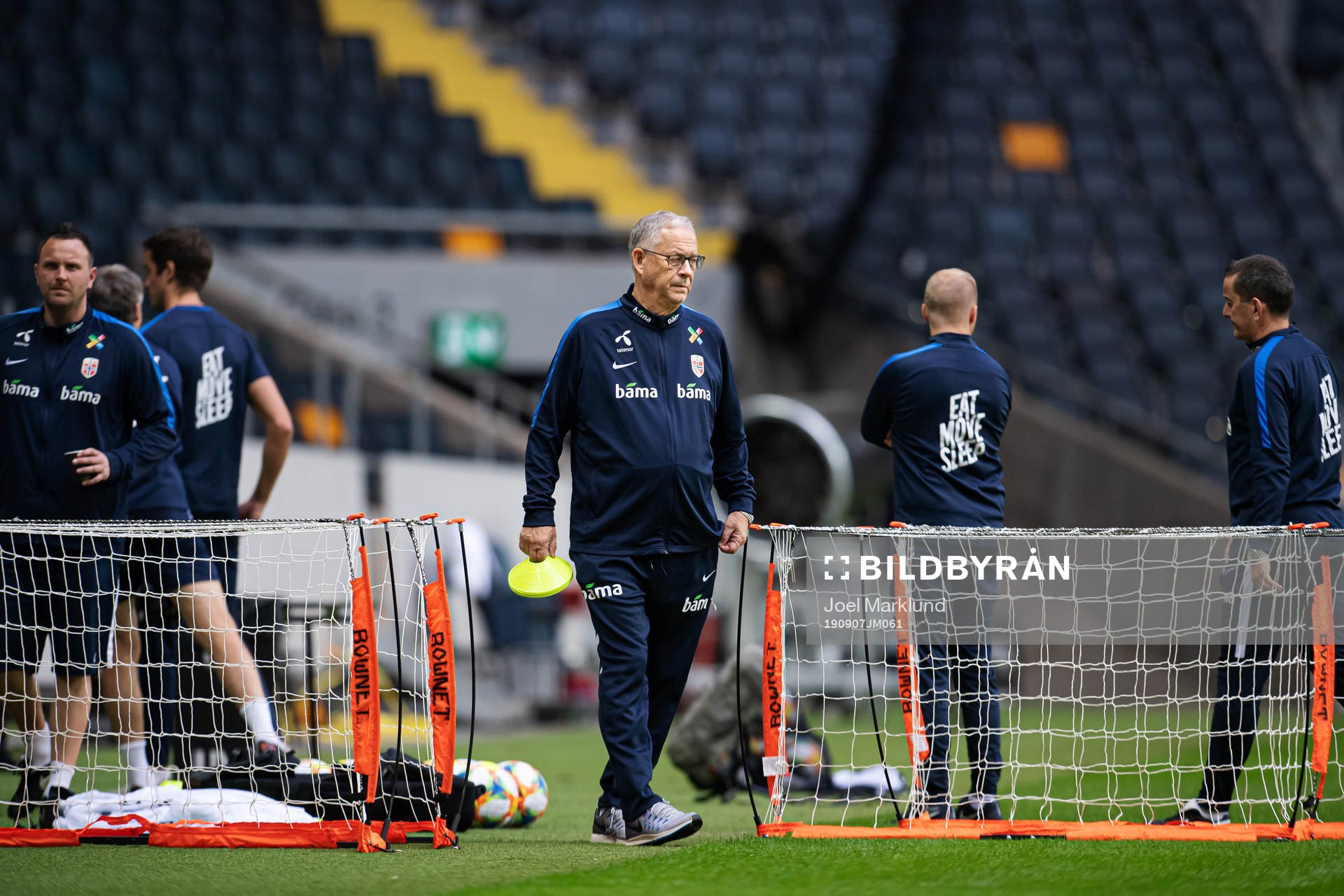 Lars Lagerbäck, head coach of the Norwegian national