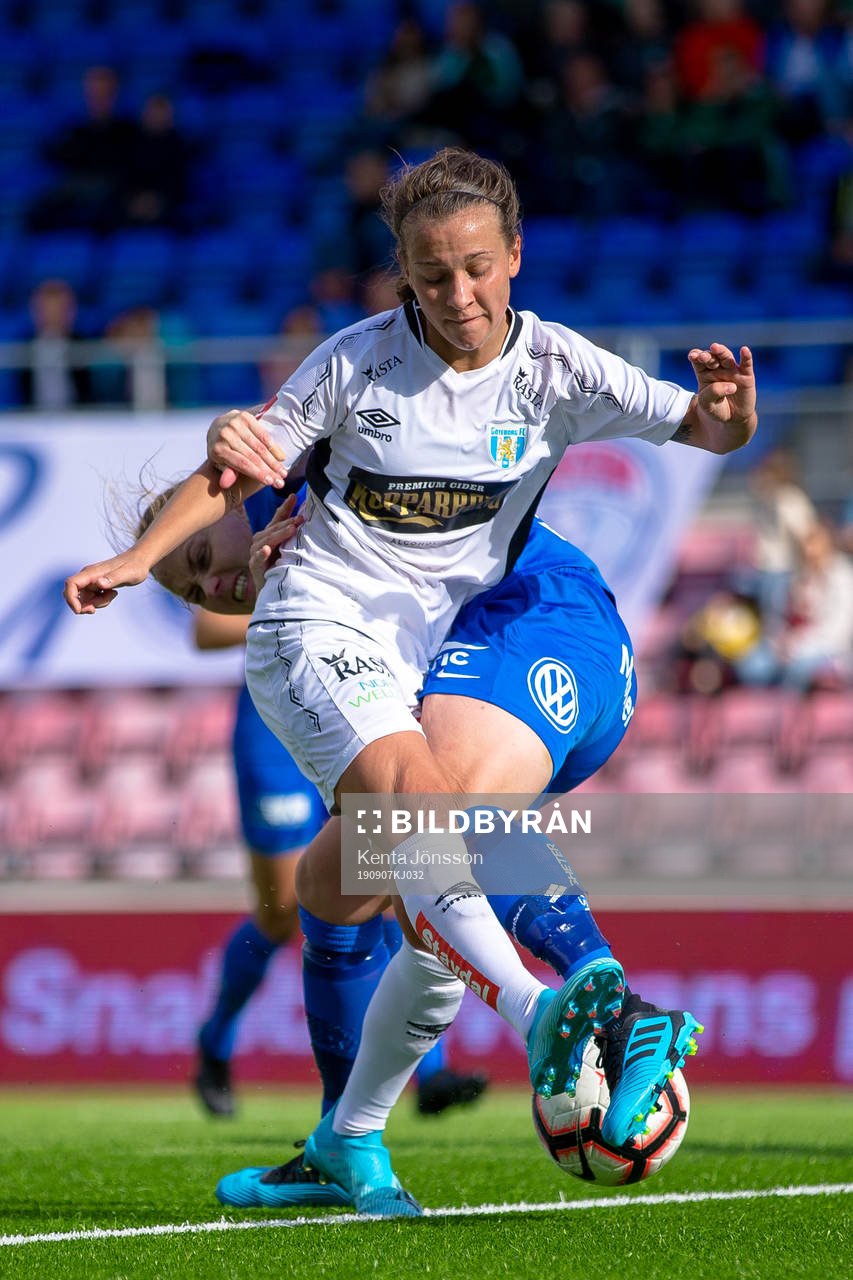 Göteborgs Julia Zigiotti Olme och Eskilstunas Lisa