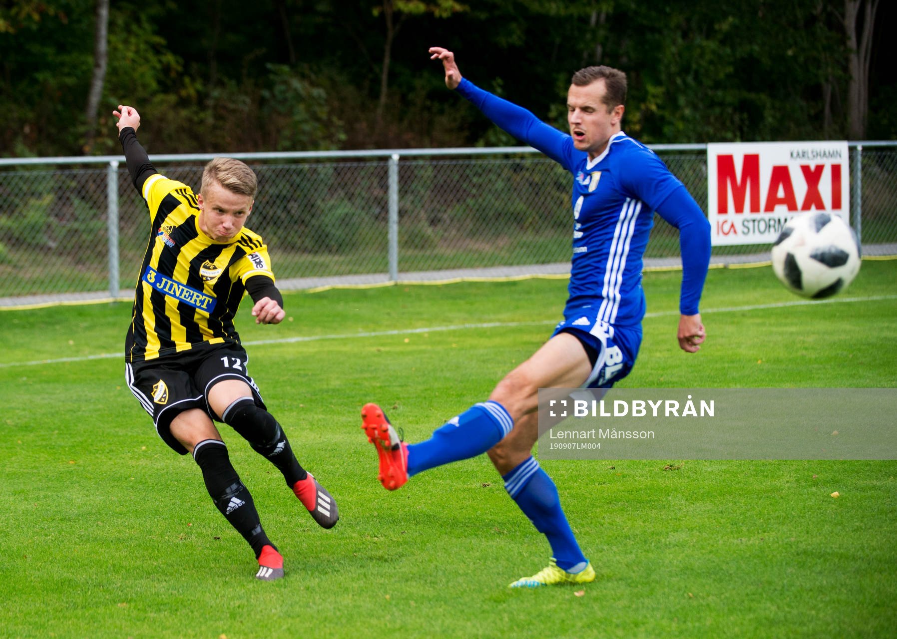 i matchen i division 2 mellan Asarum och IFK Hässleholm i