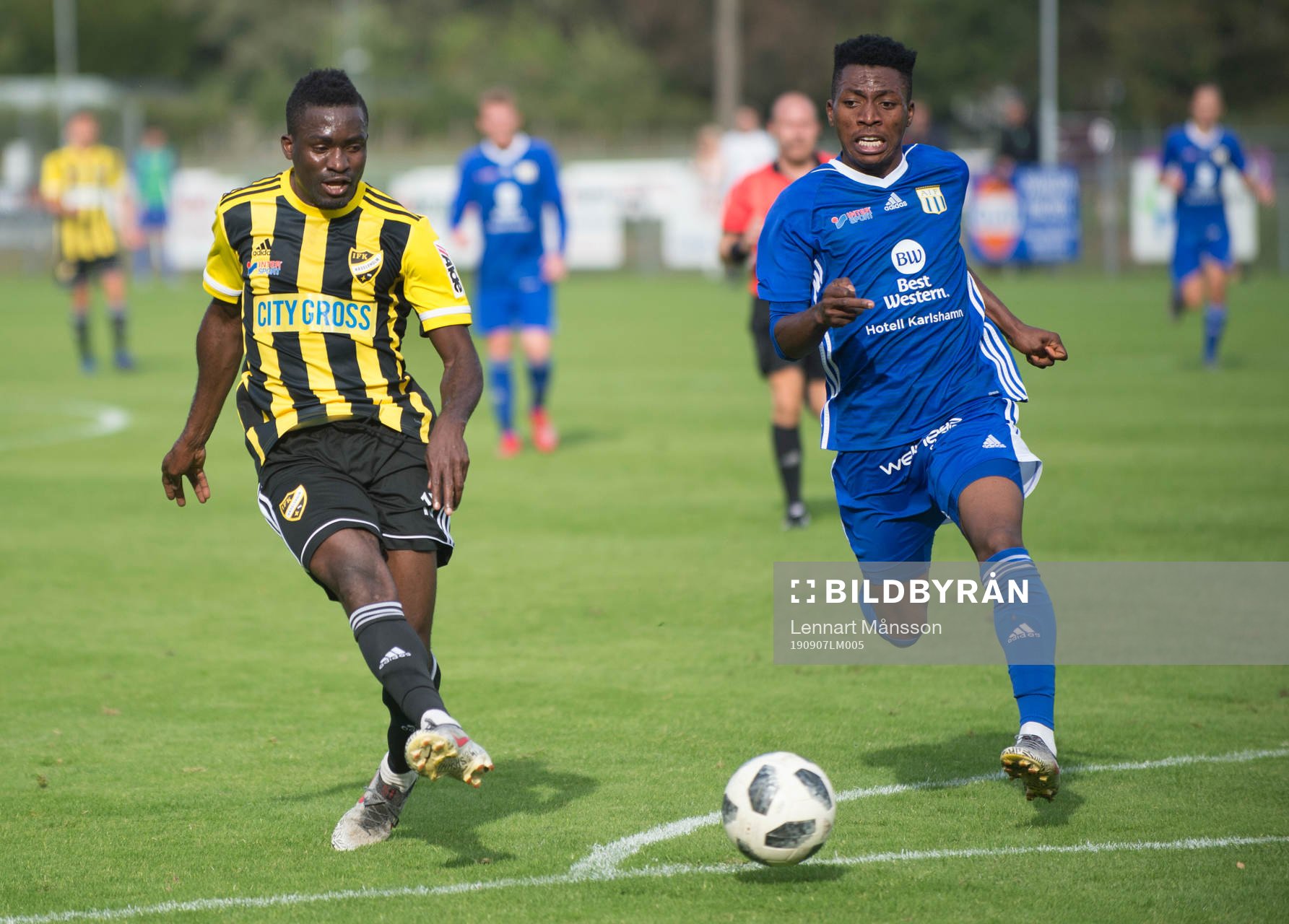 i matchen i division 2 mellan Asarum och IFK Hässleholm i