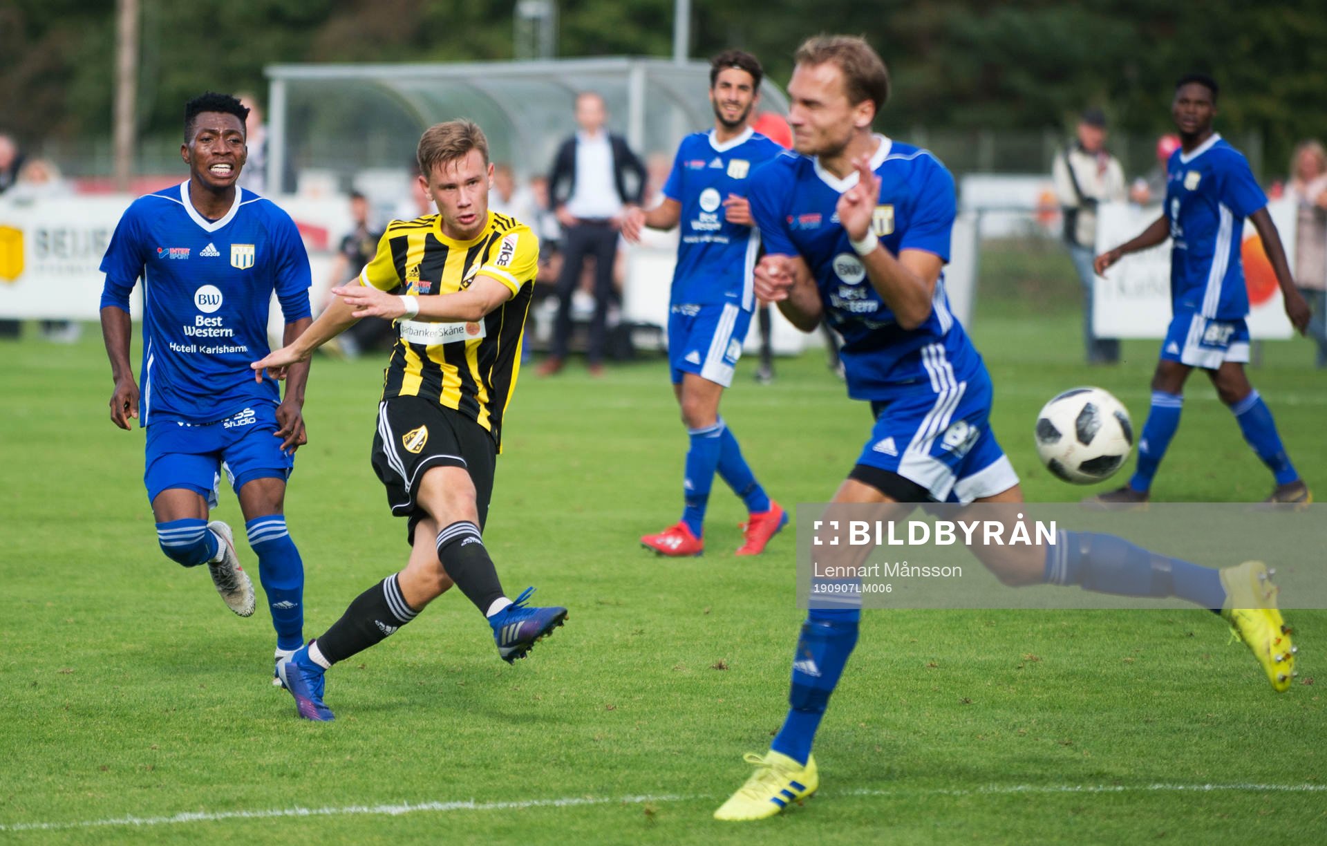 i matchen i division 2 mellan Asarum och IFK Hässleholm i
