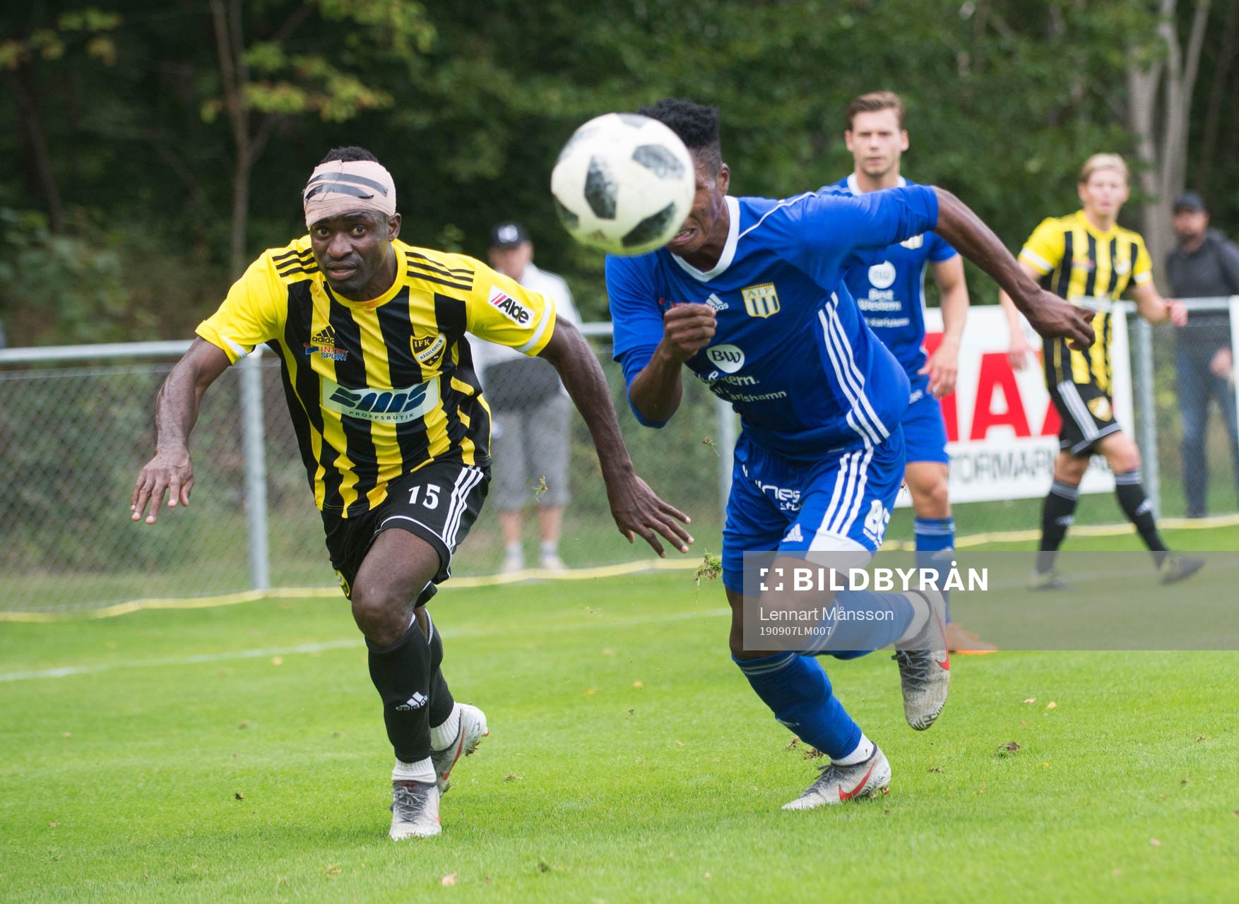  i matchen i division 2 mellan Asarum och IFK Hässleholm i Asarum 7 september 2019.  