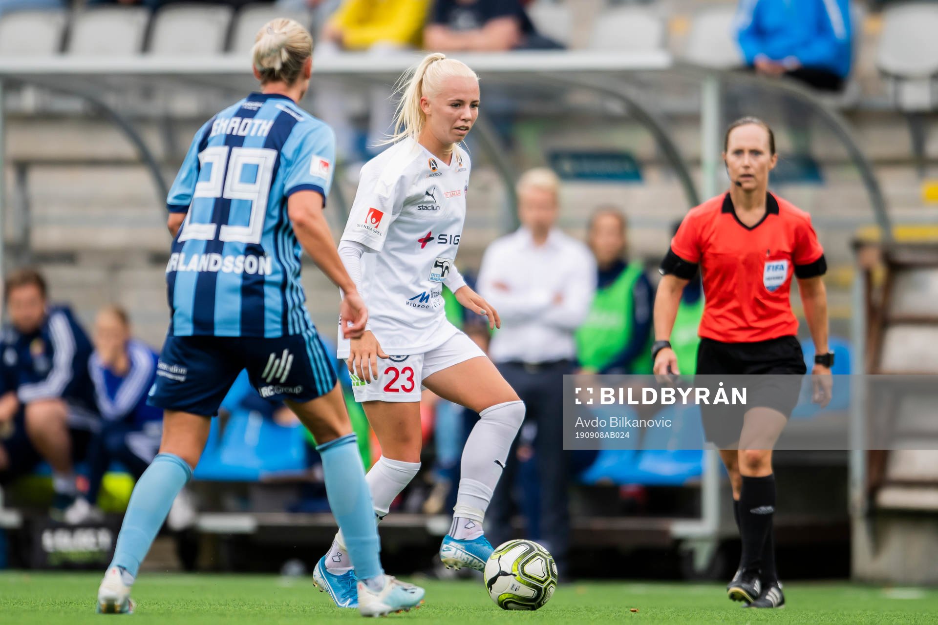 Rosengårds Sofie Svava och Djurgårdens Petronella Ekroth