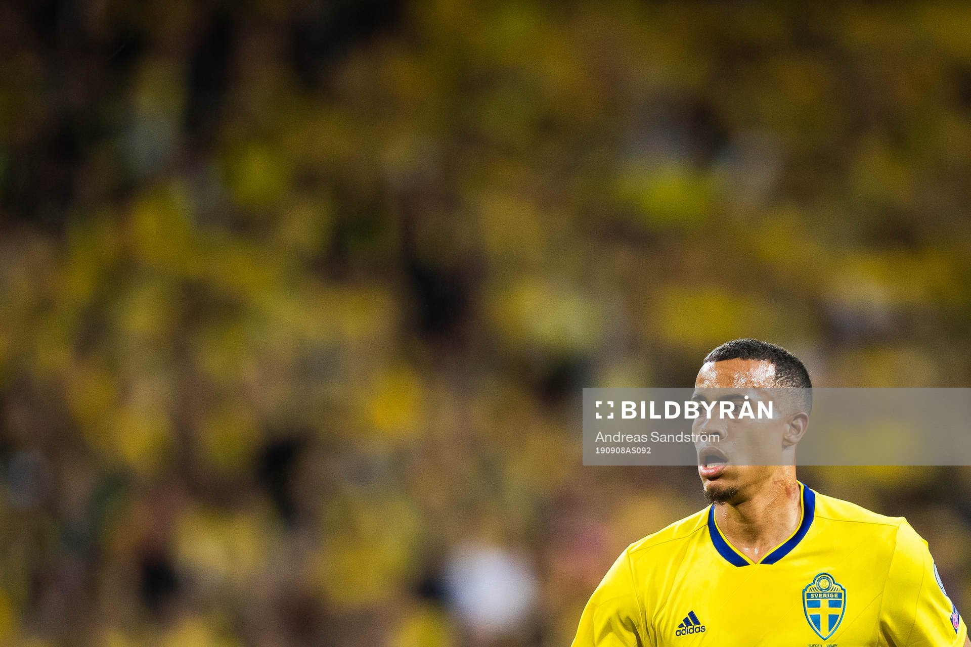 Robin Quaison of Sweden