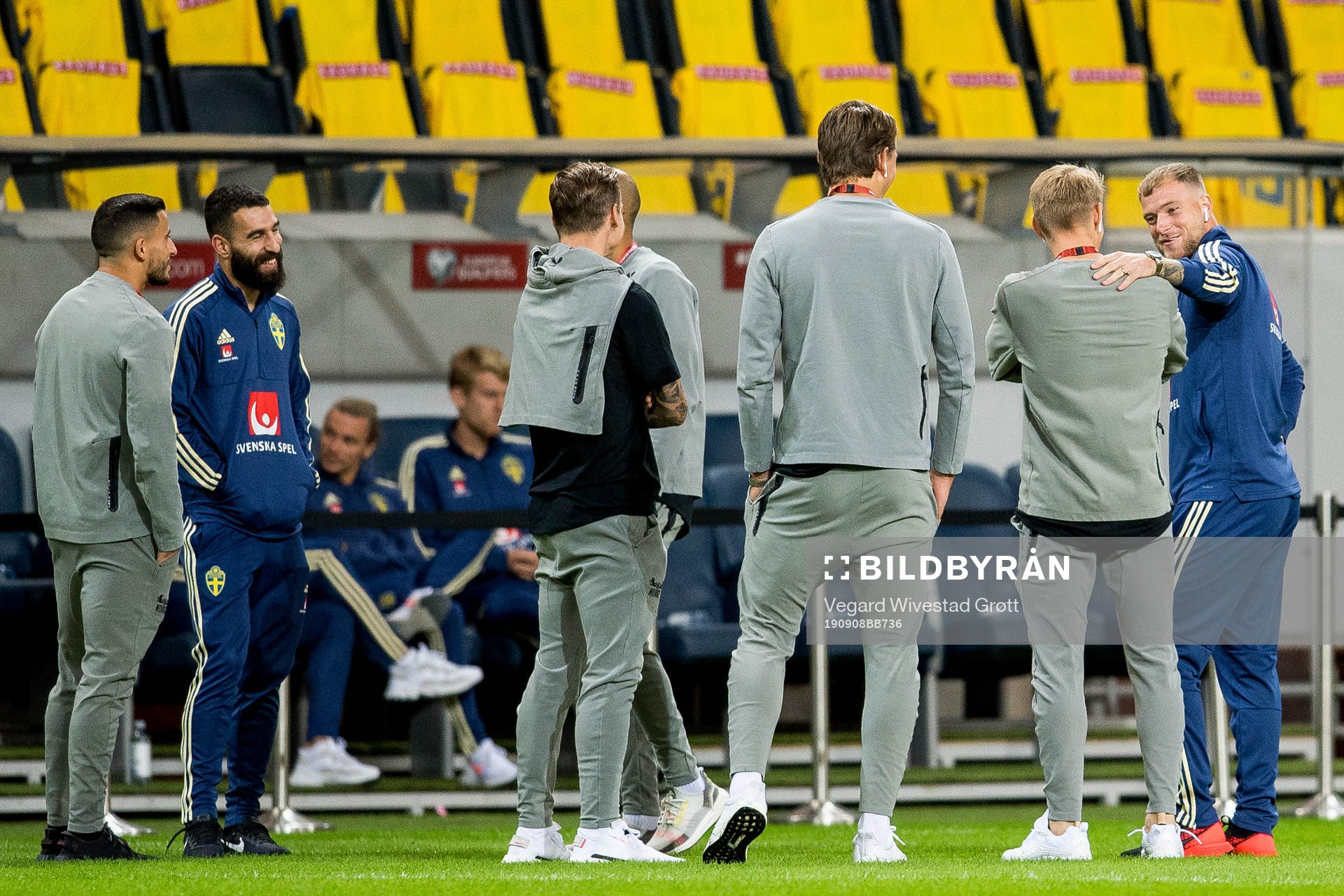 Omar Elabdellaoui of Norway, Jimmy Durmaz of Sweden, Martin