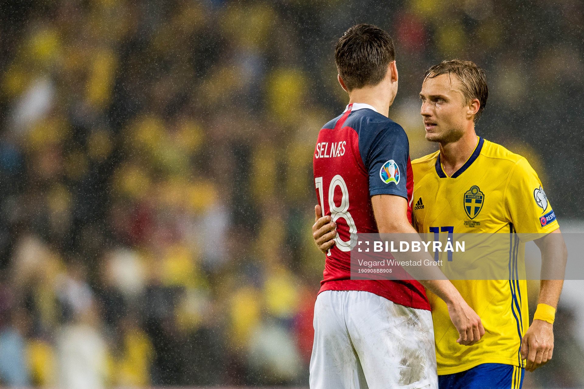 Ole Kristian Selnæs of Norway and Pierre Bengtsson of