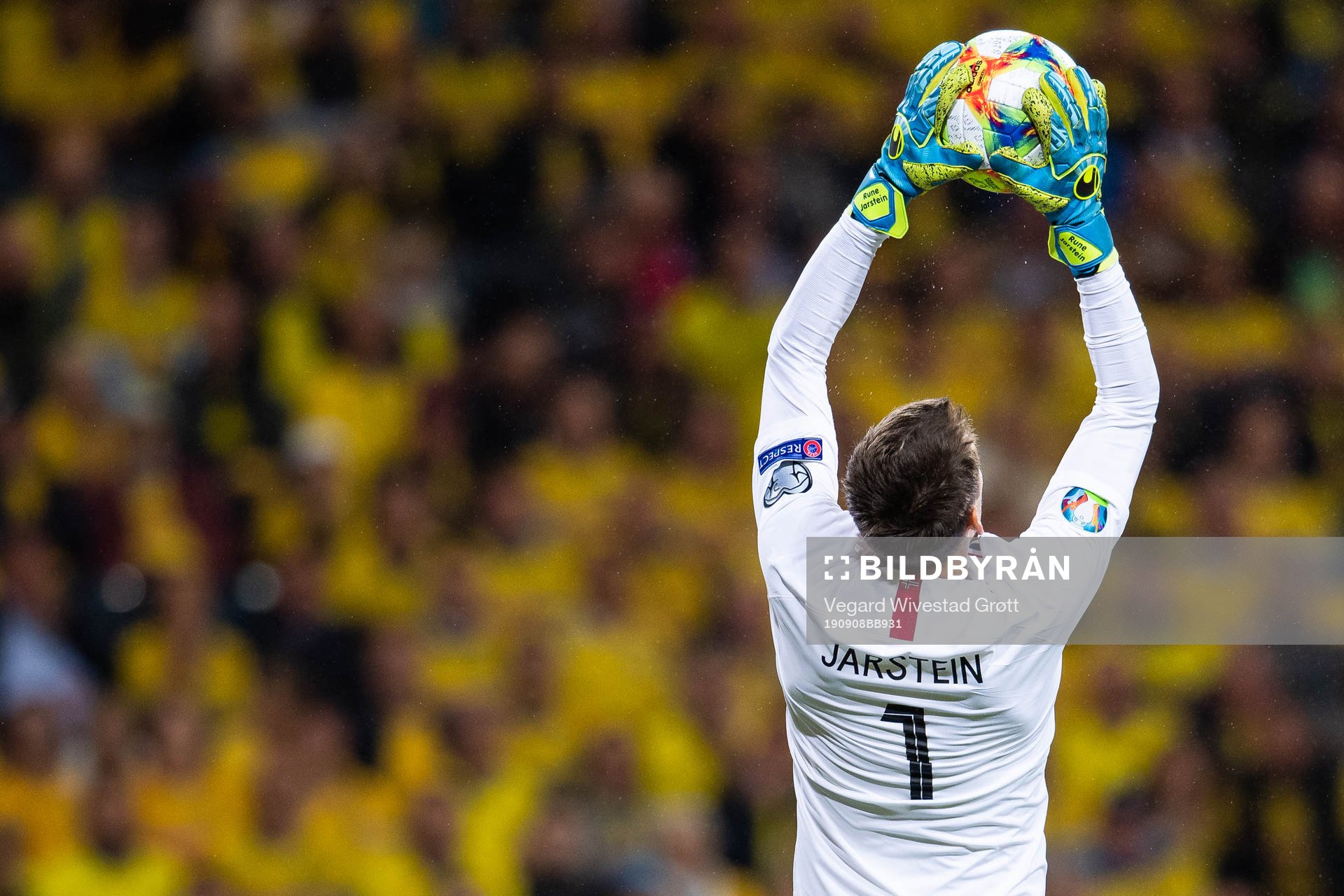 Goalkeeper Rune Almenning Jarstein of Norway