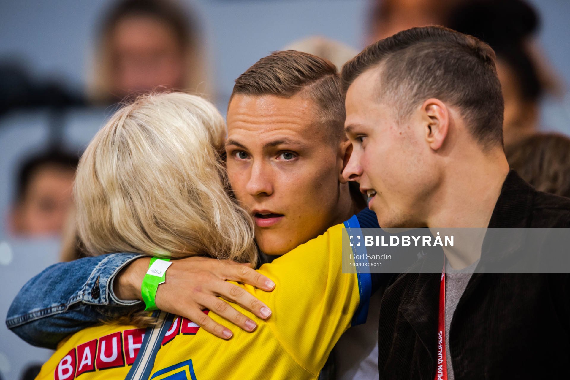 Ludwig Augustinsson and Viktor Claesson of Sweden in the