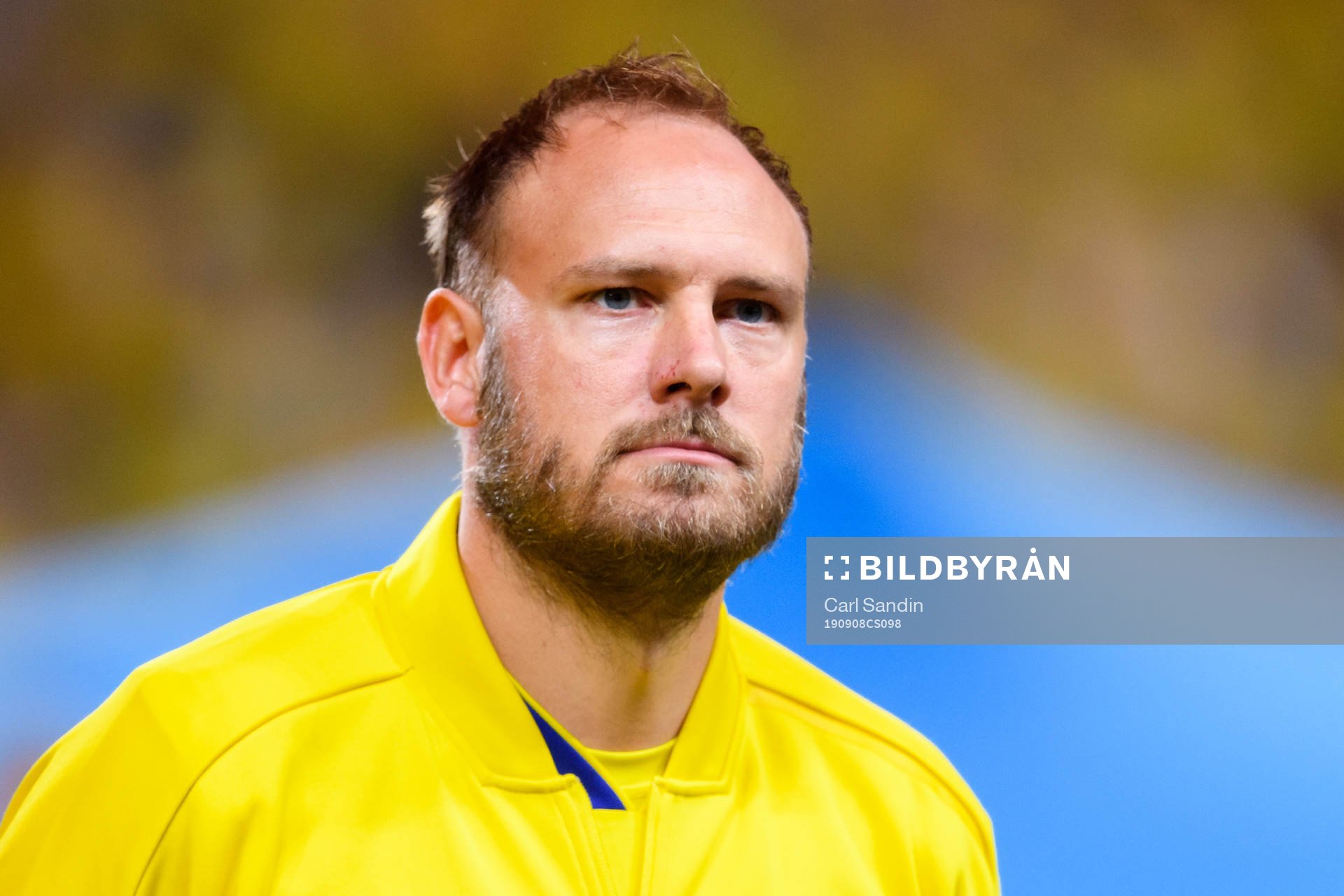 Andreas Granqvist of Sweden at lineup
