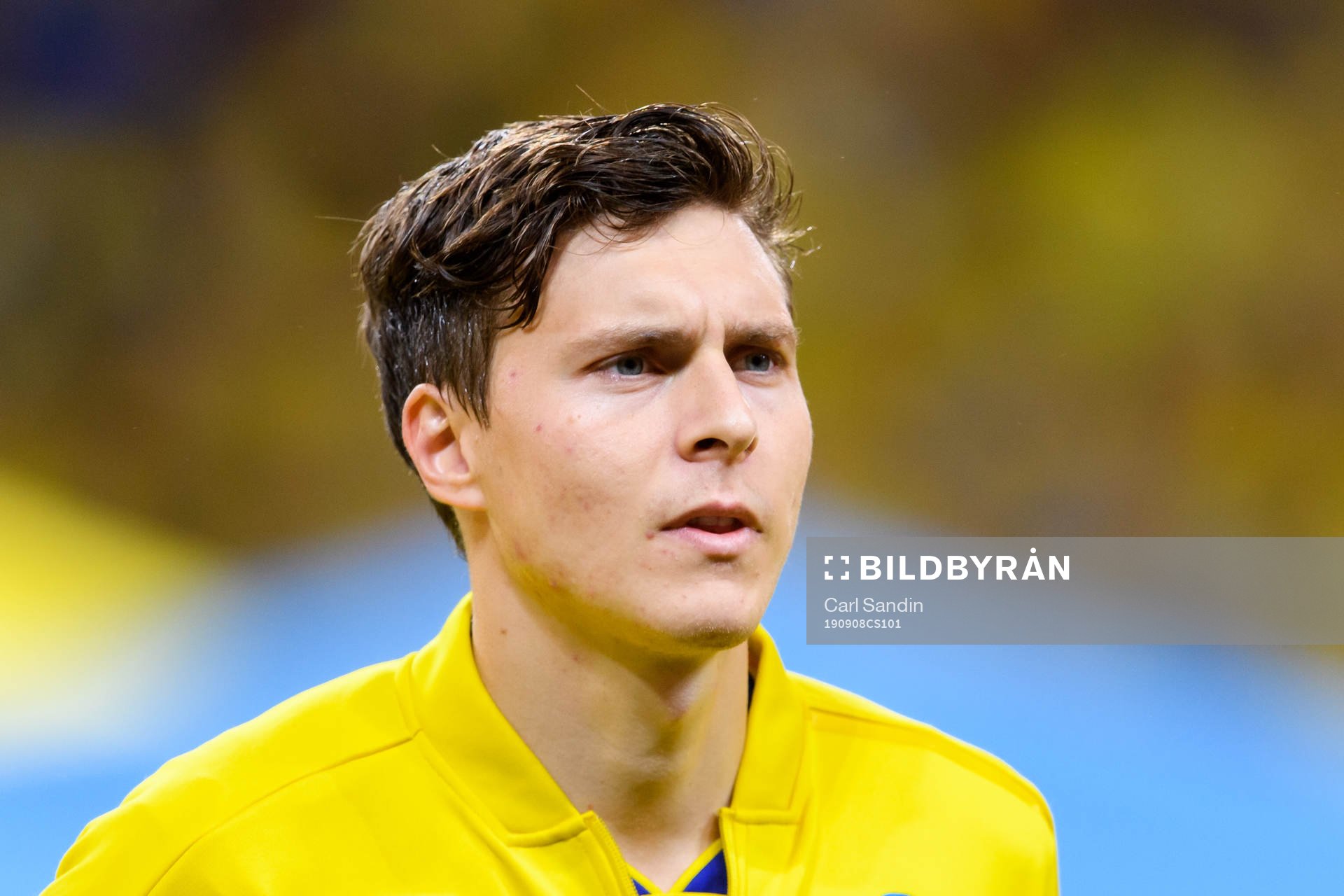 Victor Nilsson Lindelöf of Sweden at lineup
