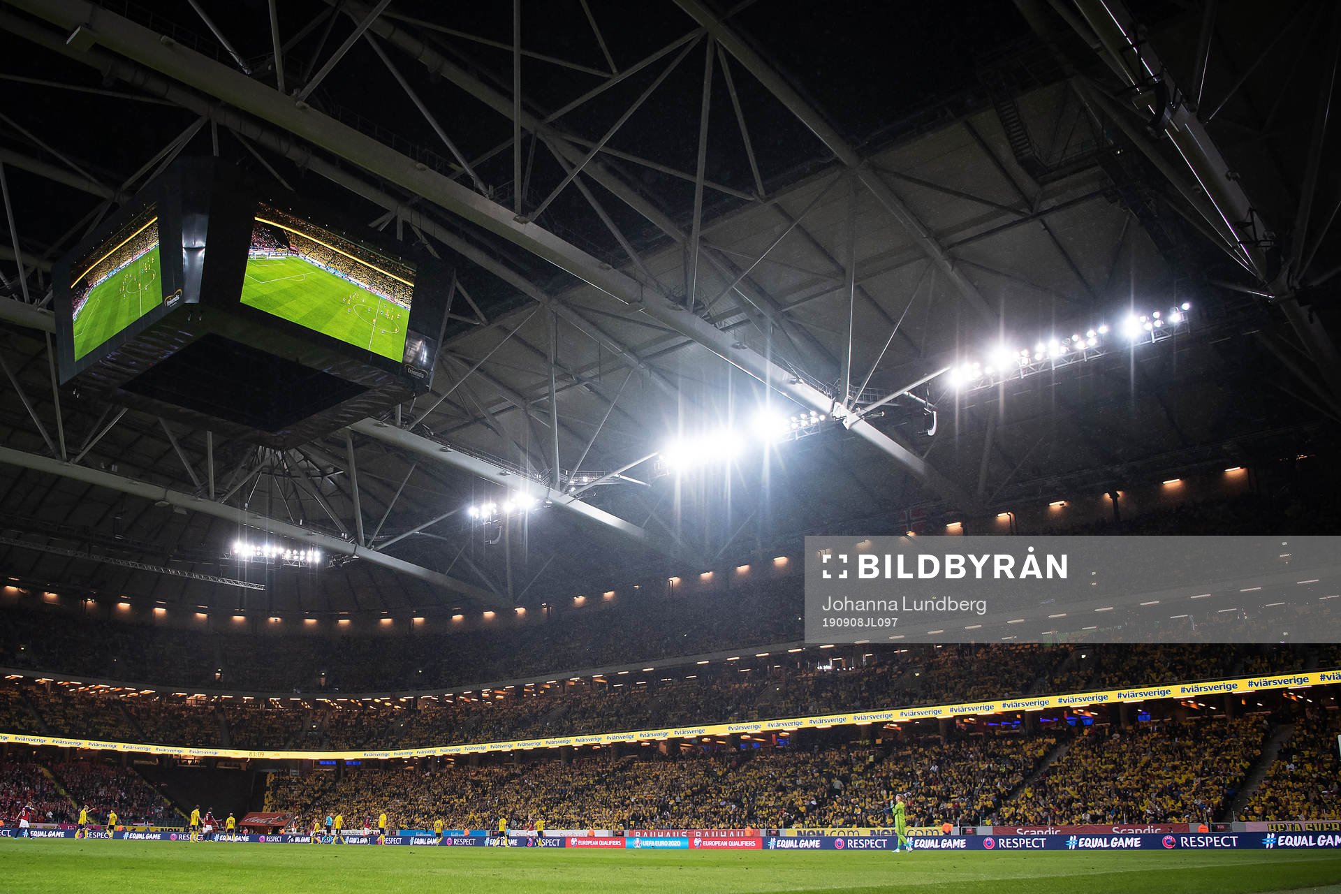 A general view of Friends arena