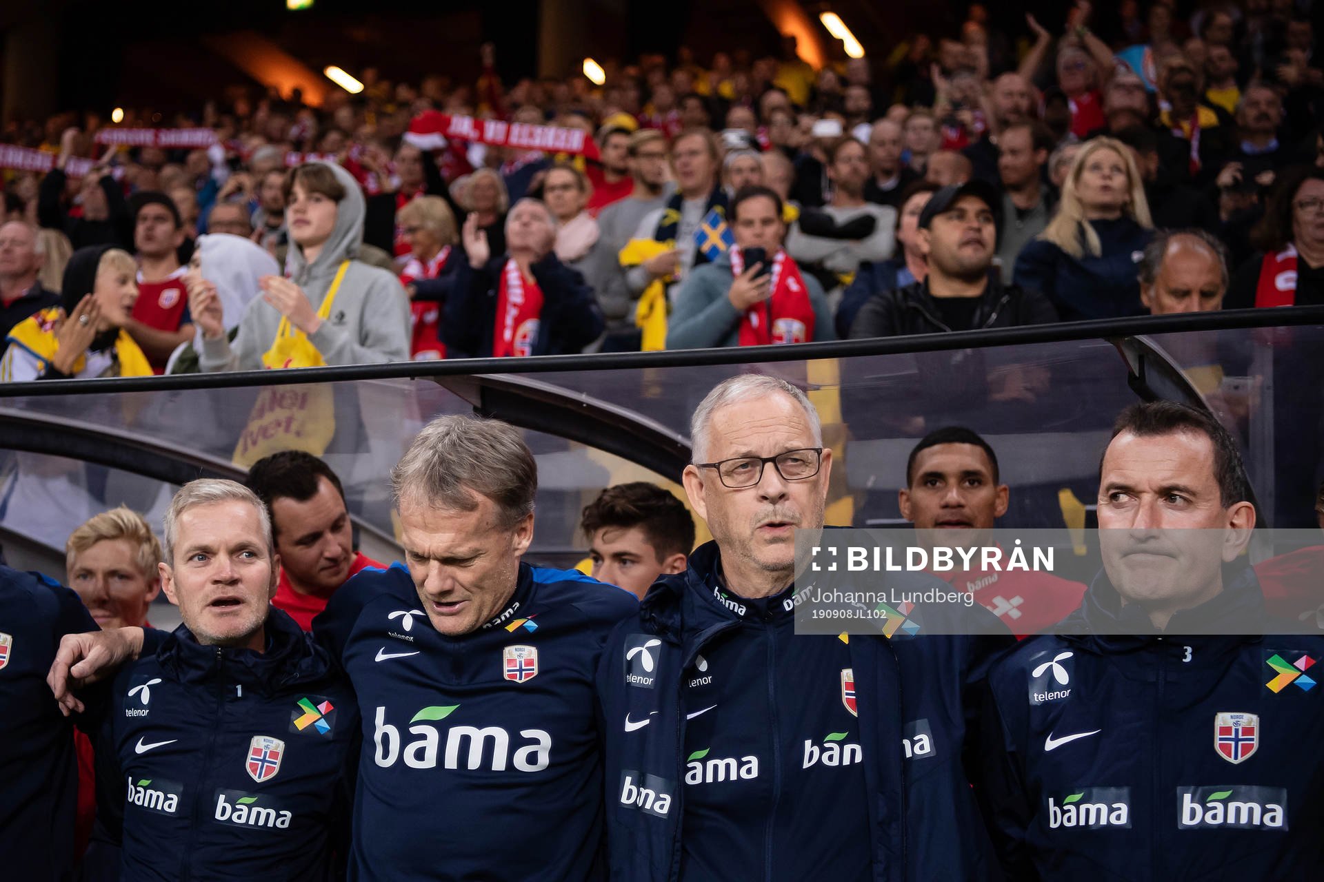 Frode Grodås, goalkeeper coach, Lars Lagerbäck, head