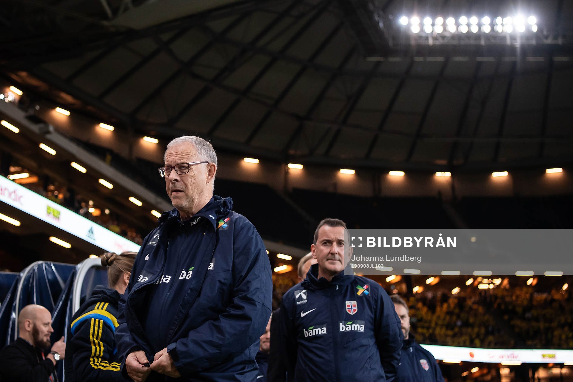 Lars Lagerbäck, head coach of Norway