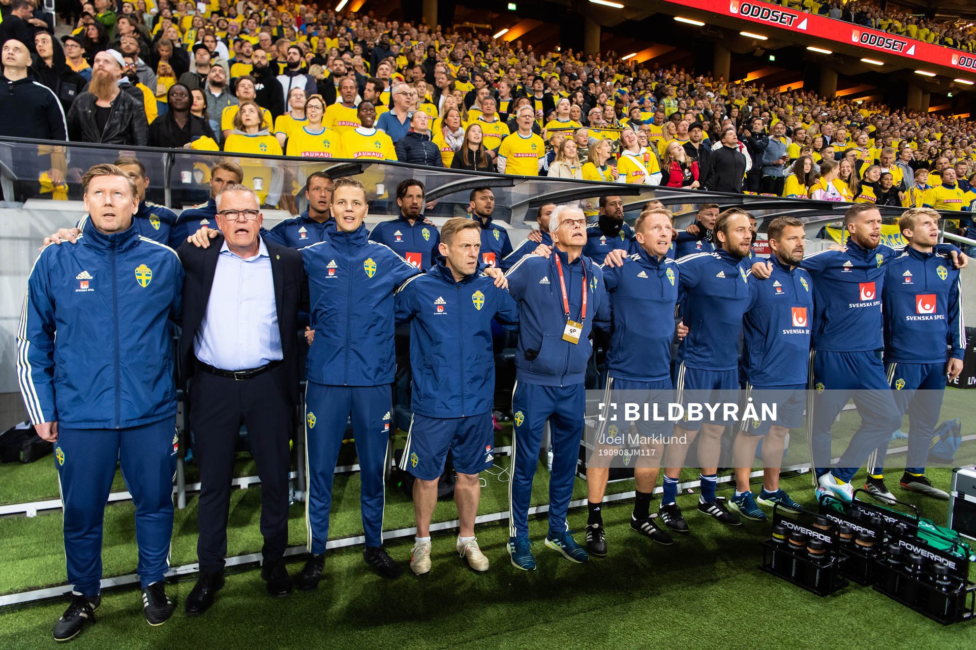 Peter Wettergren, assistant coach, Janne Andersson, head