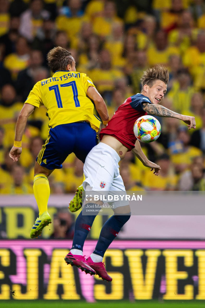 Pierre Bengtsson of Sweden and Stefan Johansen of Norway