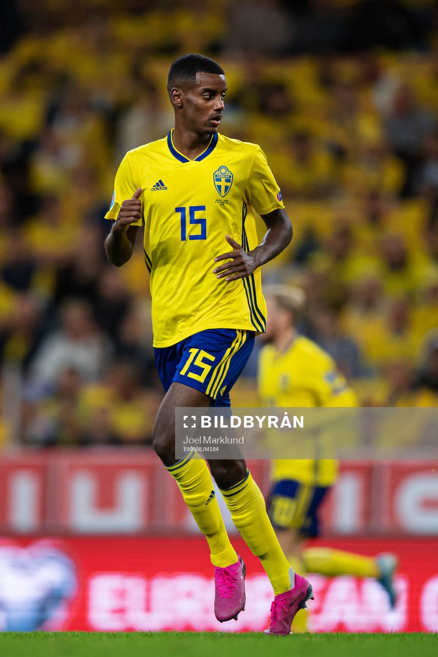 Alexander Isak of Sweden