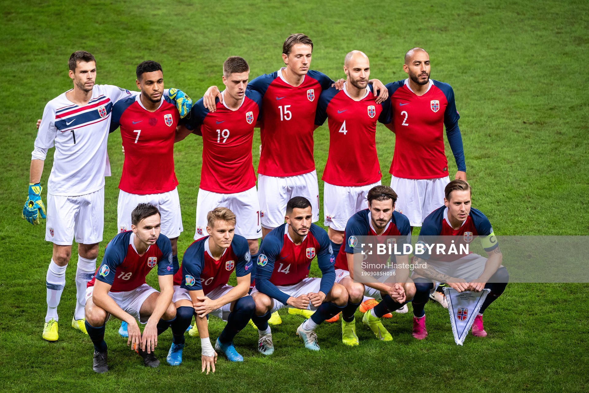 Goalkeeper Rune Almenning Jarstein, Joshua King, Markus