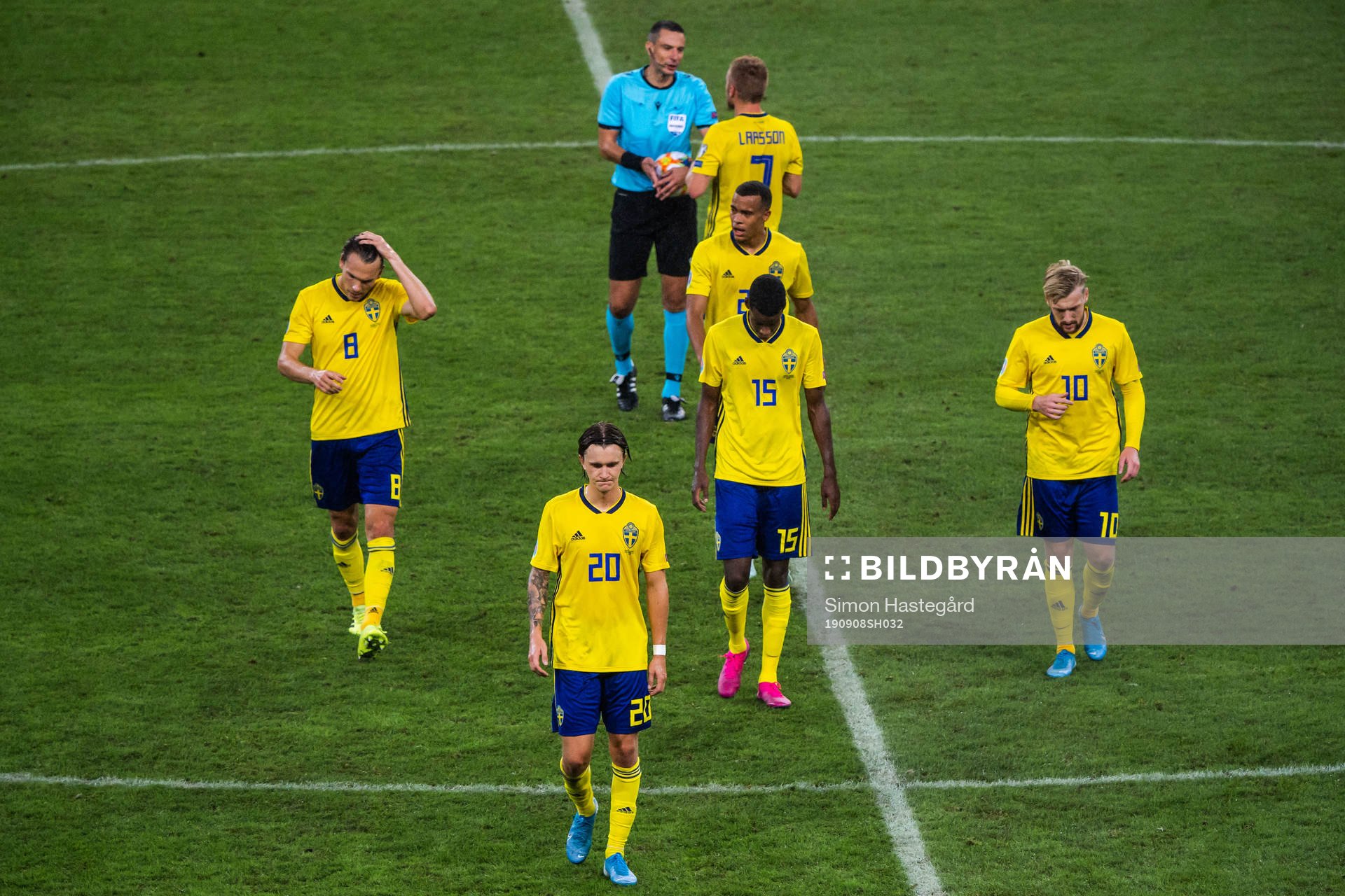 Albin Ekdal, Kristoffer Olsson, Emil Forsberg and Alexander