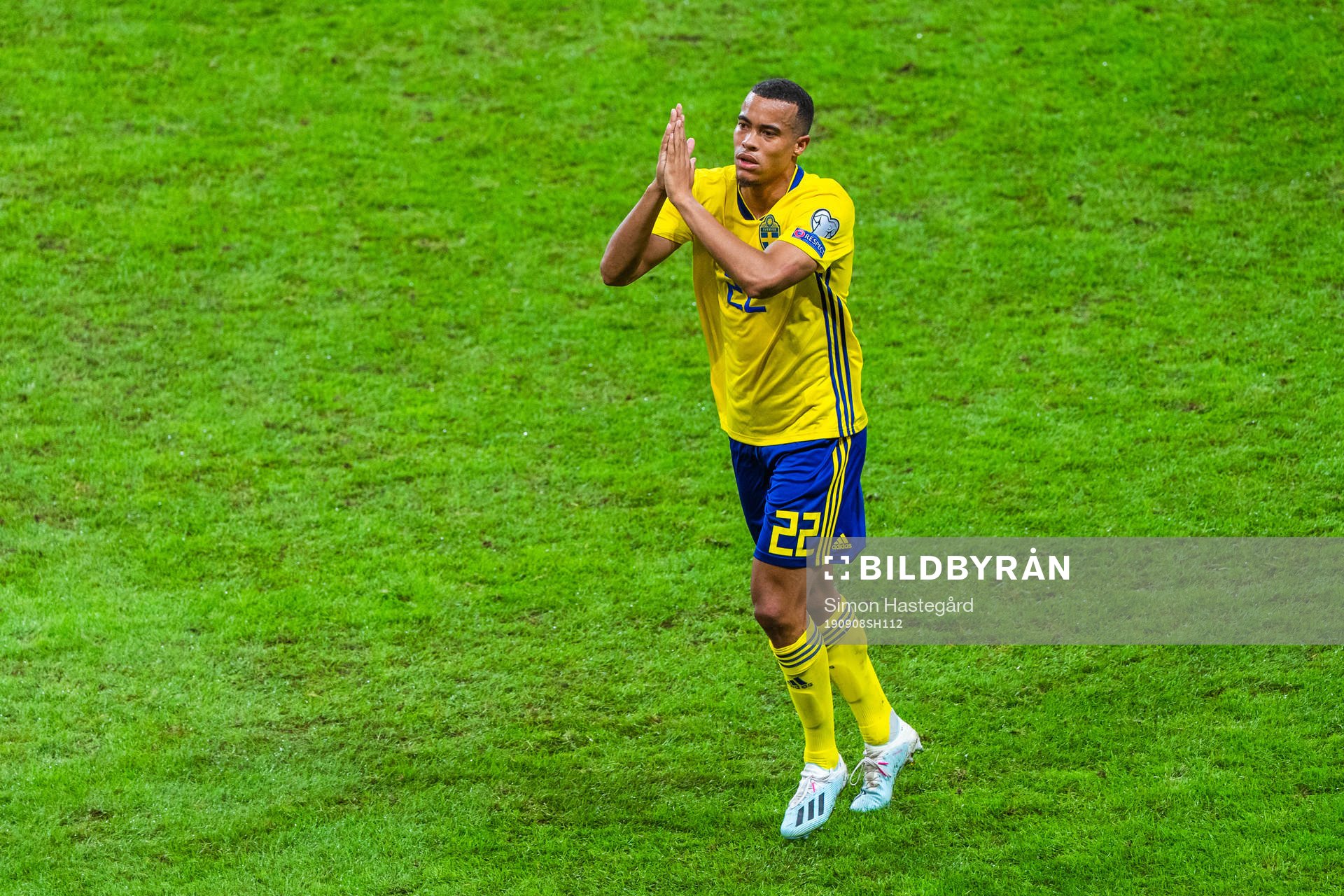 Robin Quaison of Sweden