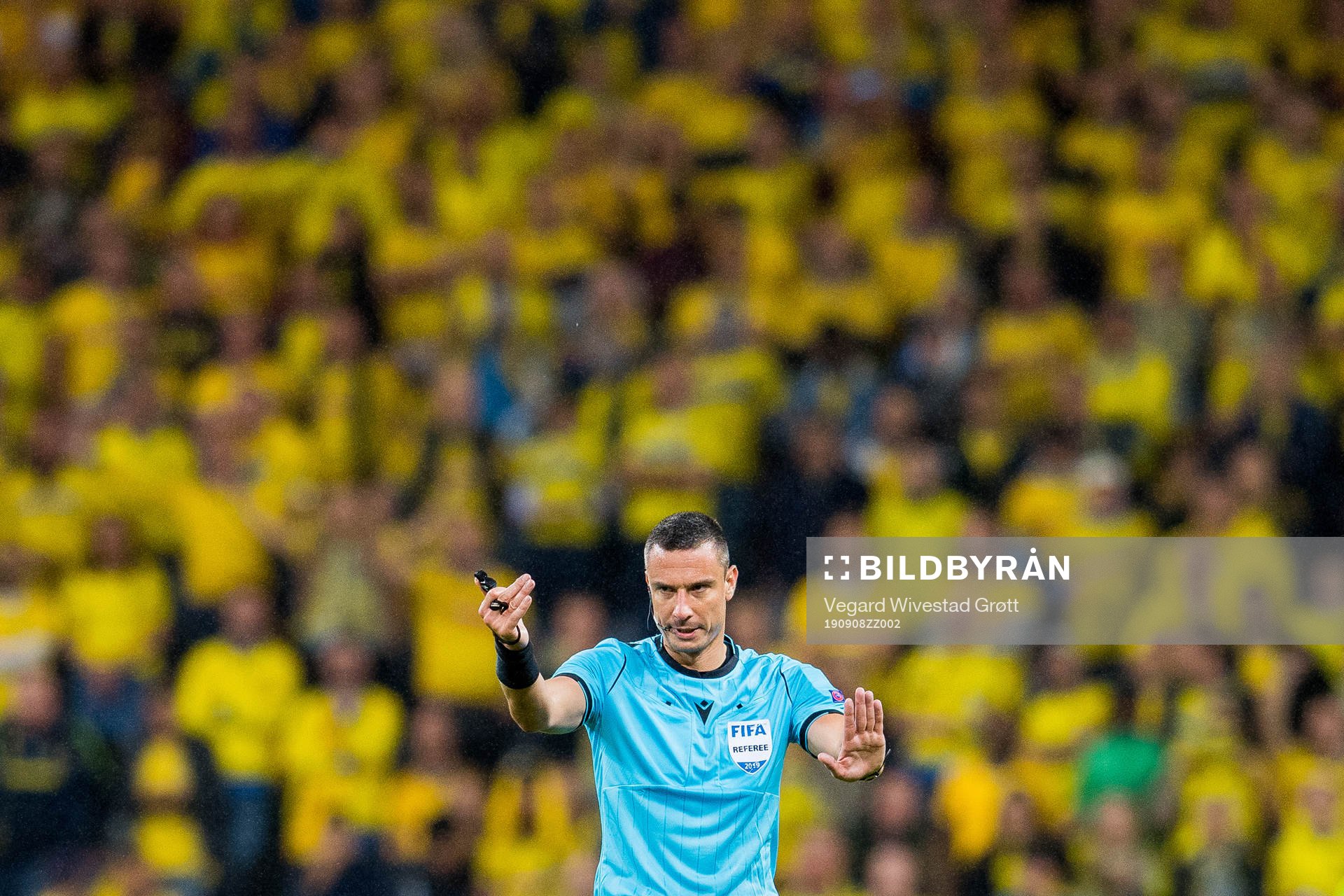 Referee Slavko Vincic