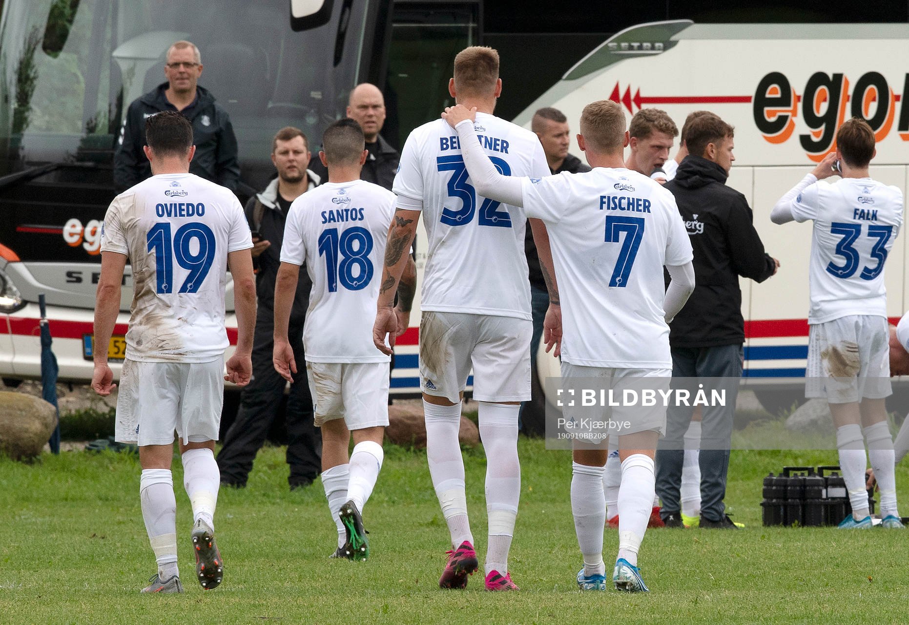 Nicklas Bendtner (32), FC København and Viktor Fischer