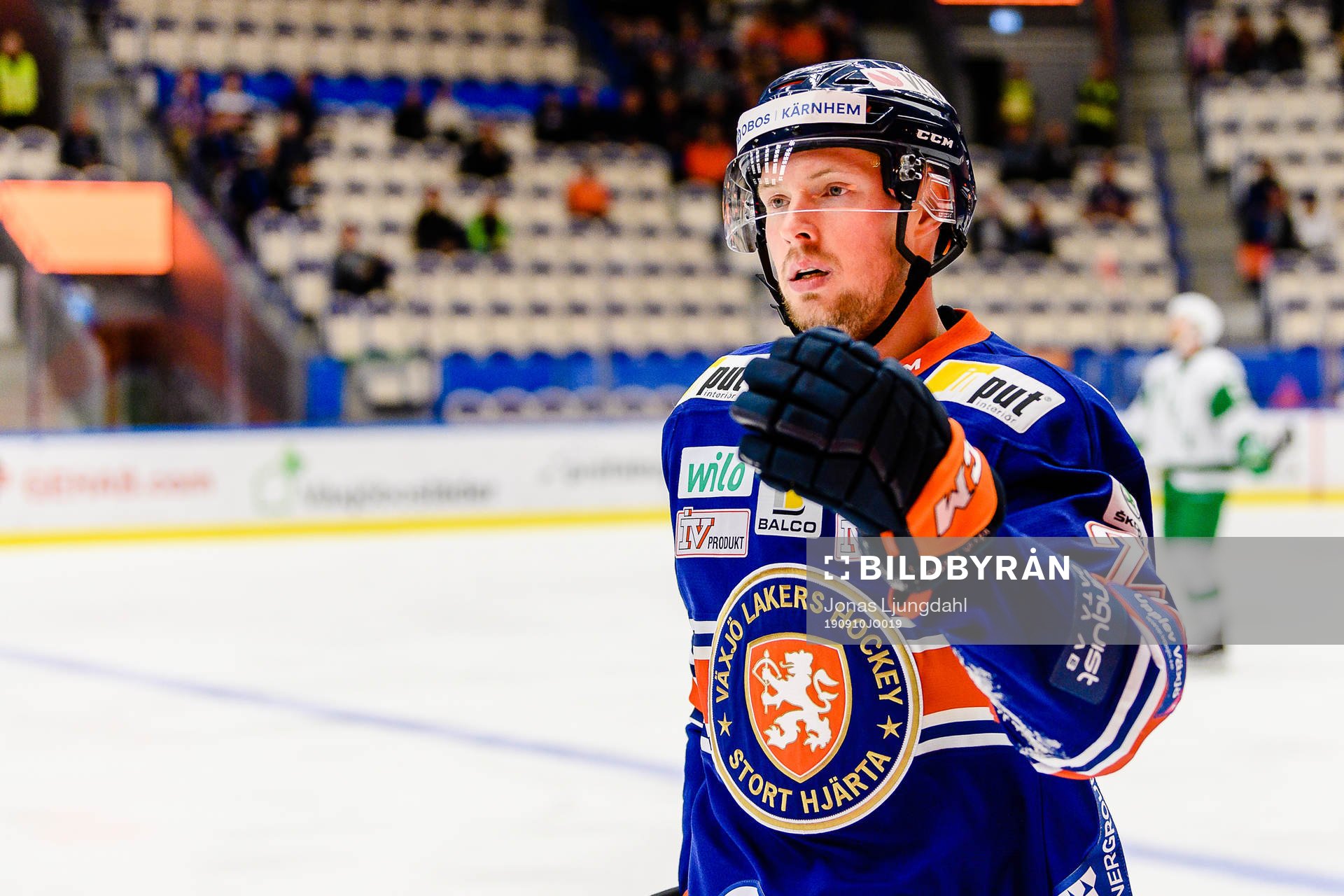 Växjös Martin Lundberg jublar