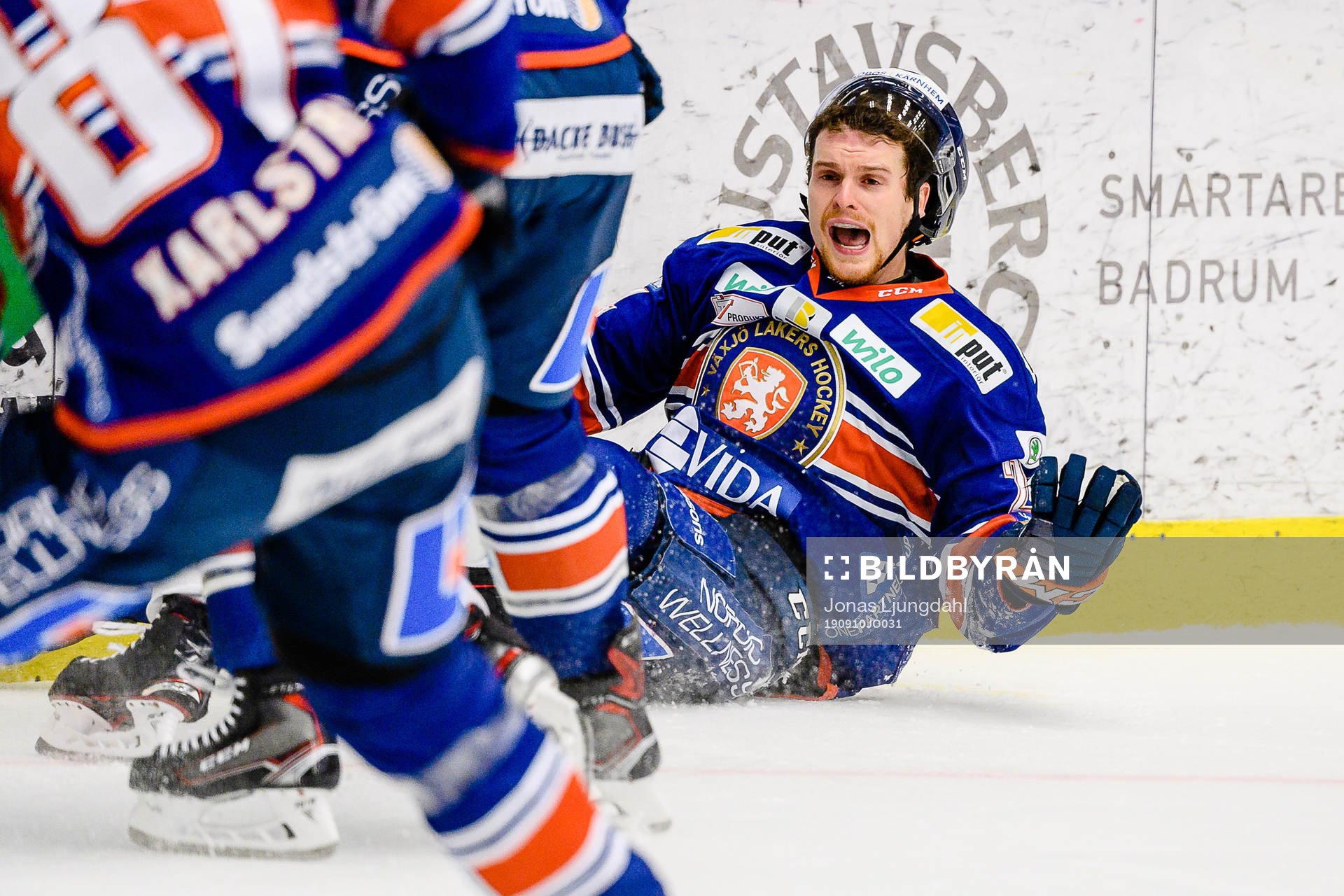 Växjös Brendan Shinnimin reagerar