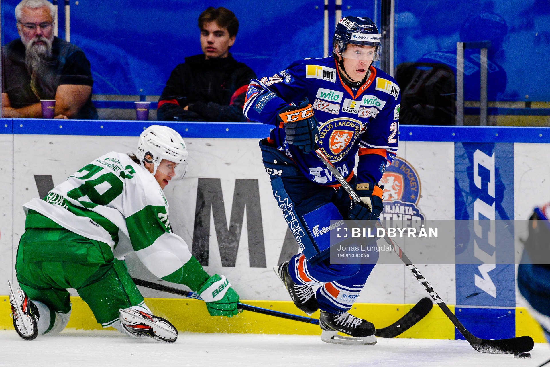 Rögles Dominik Bokk faller