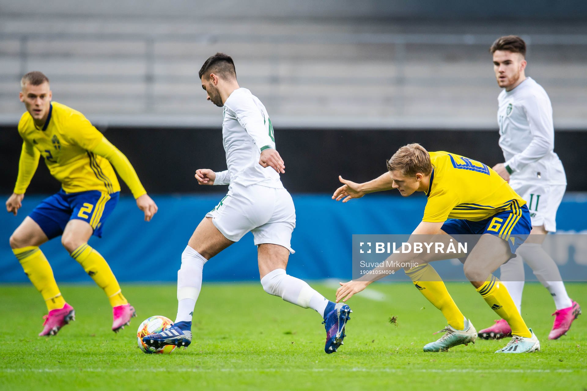 Daniel Mandroiu of Ireland and Svante Ingelsson of Sweden