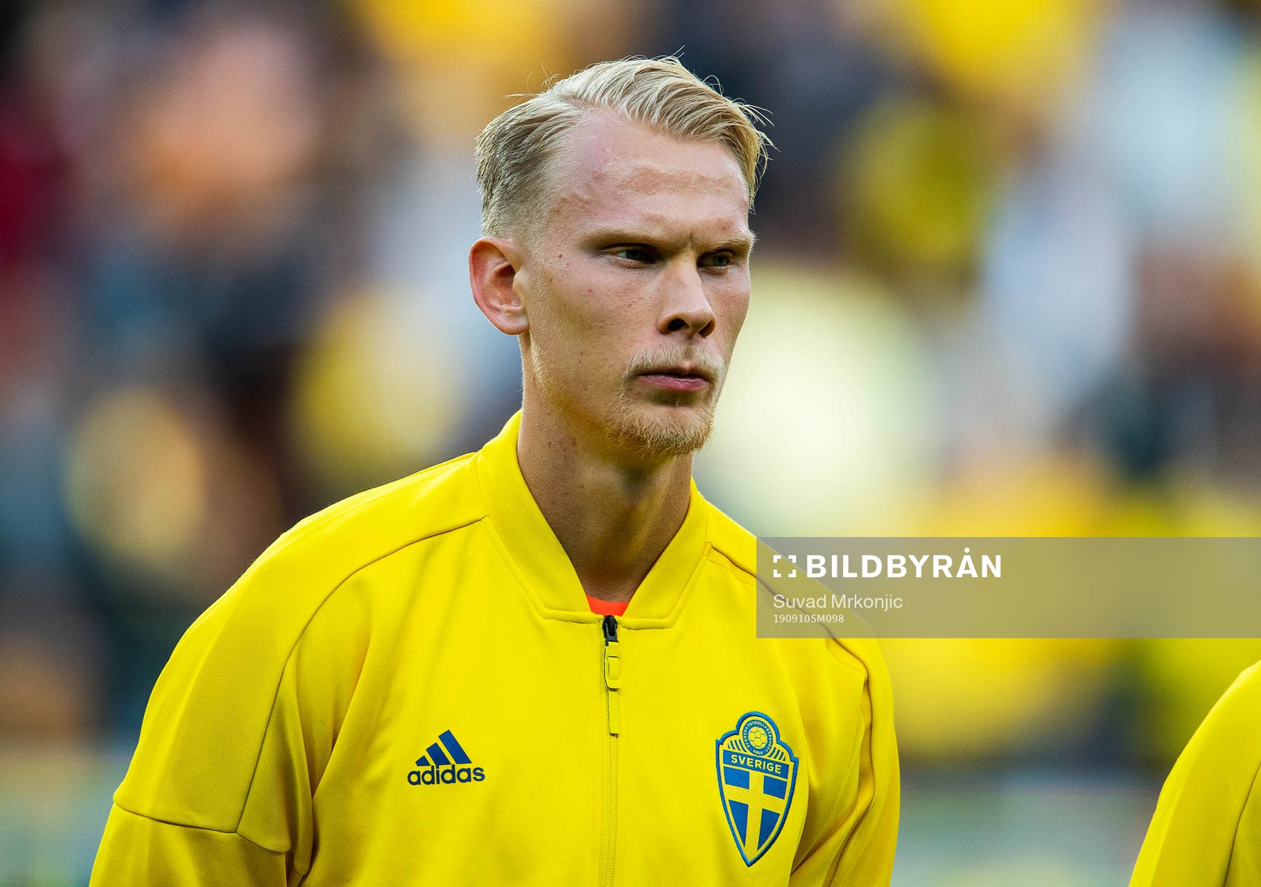 Goalkeeper Pontus Dahlberg of Sweden