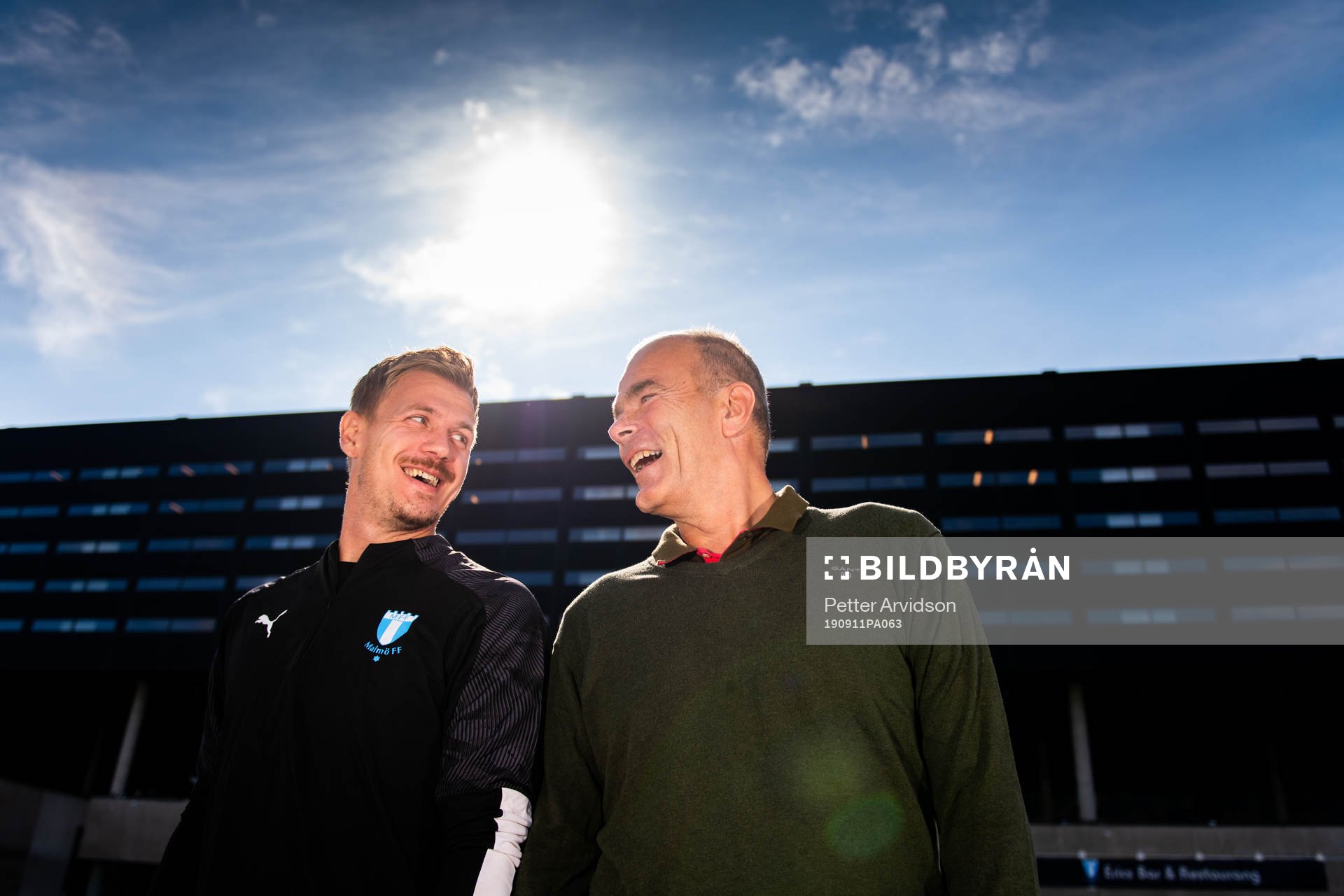 Malmö FFs målvakt Johan Dahlin och