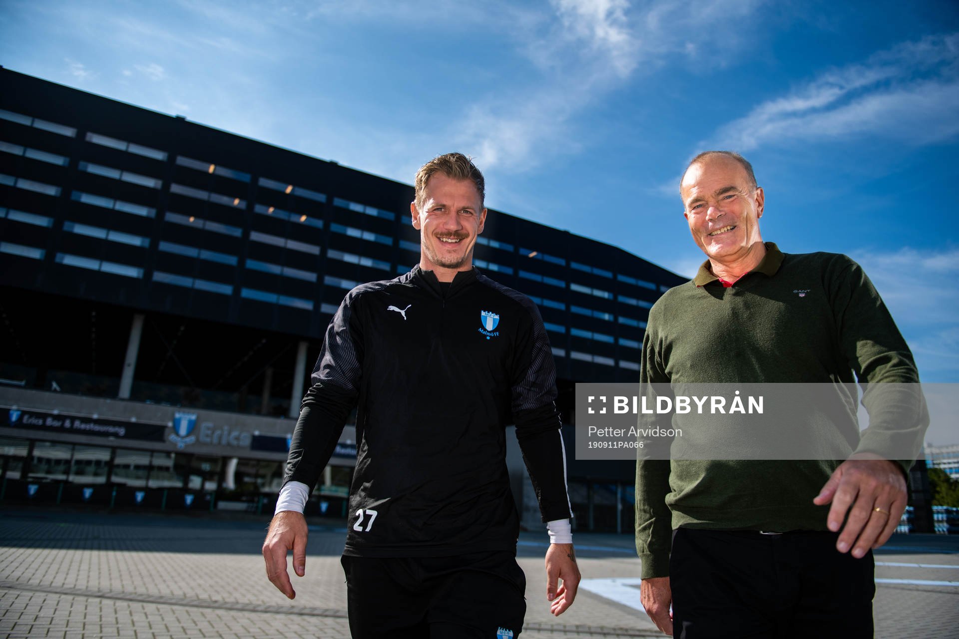 Malmö FFs målvakt Johan Dahlin och
