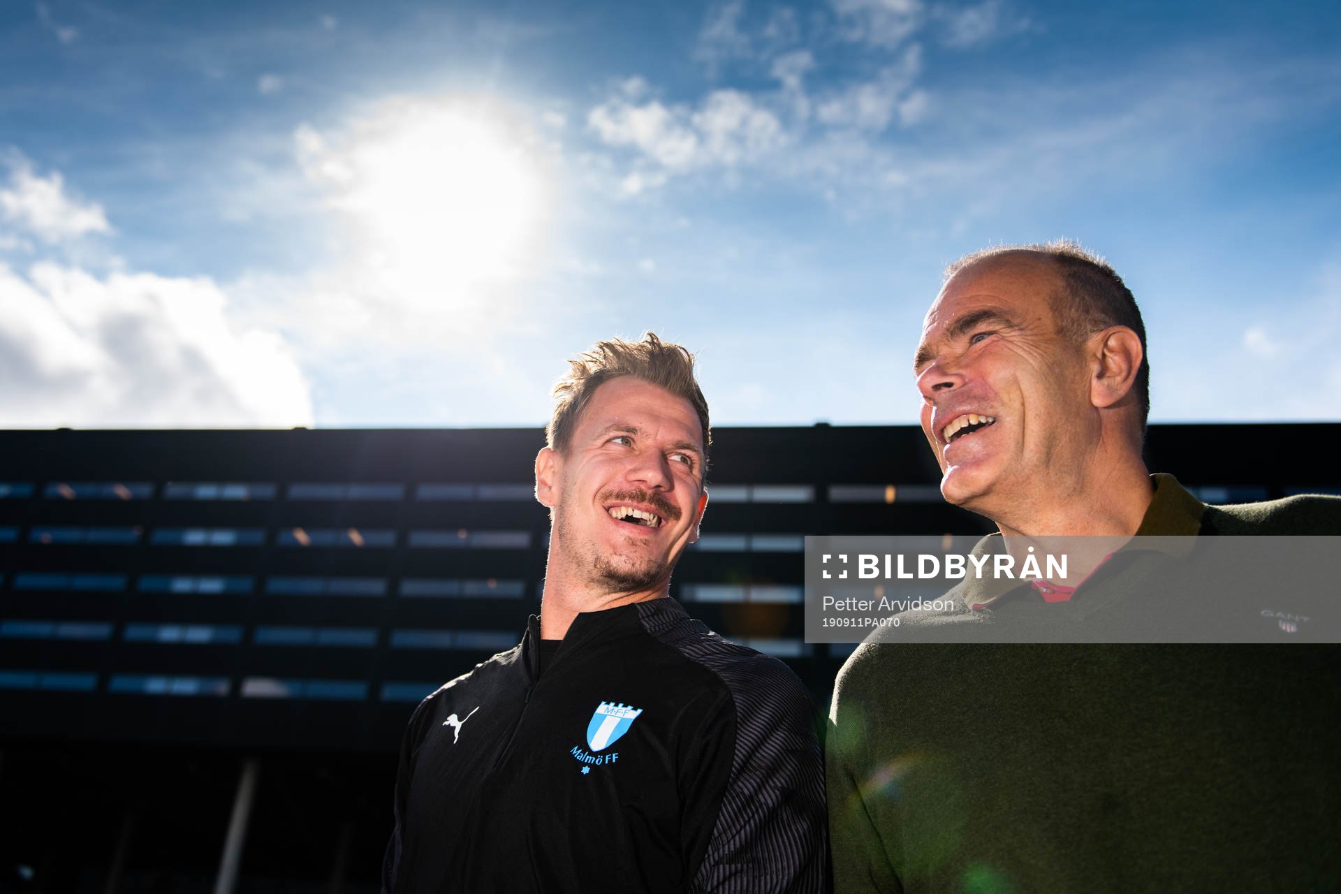 Malmö FFs målvakt Johan Dahlin och