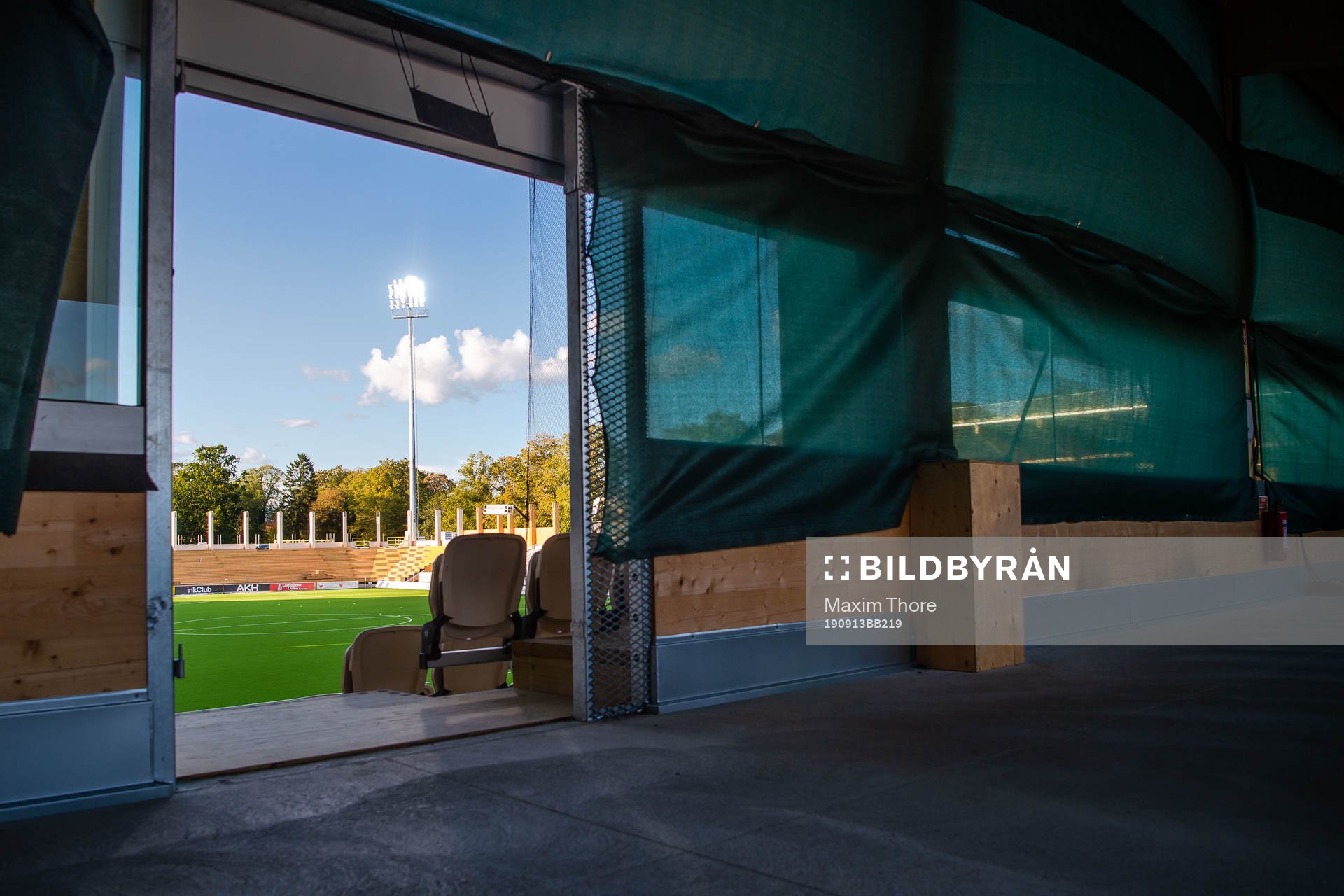 Generell vy över Studenternas inför fotbollsmatchen i Allsvenskan mellan Sirius och Falkenberg den 13 september 2019 i Uppsala.
