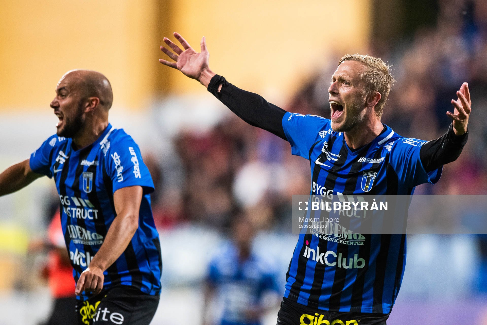 Sirius Christer Gustafsson jublar