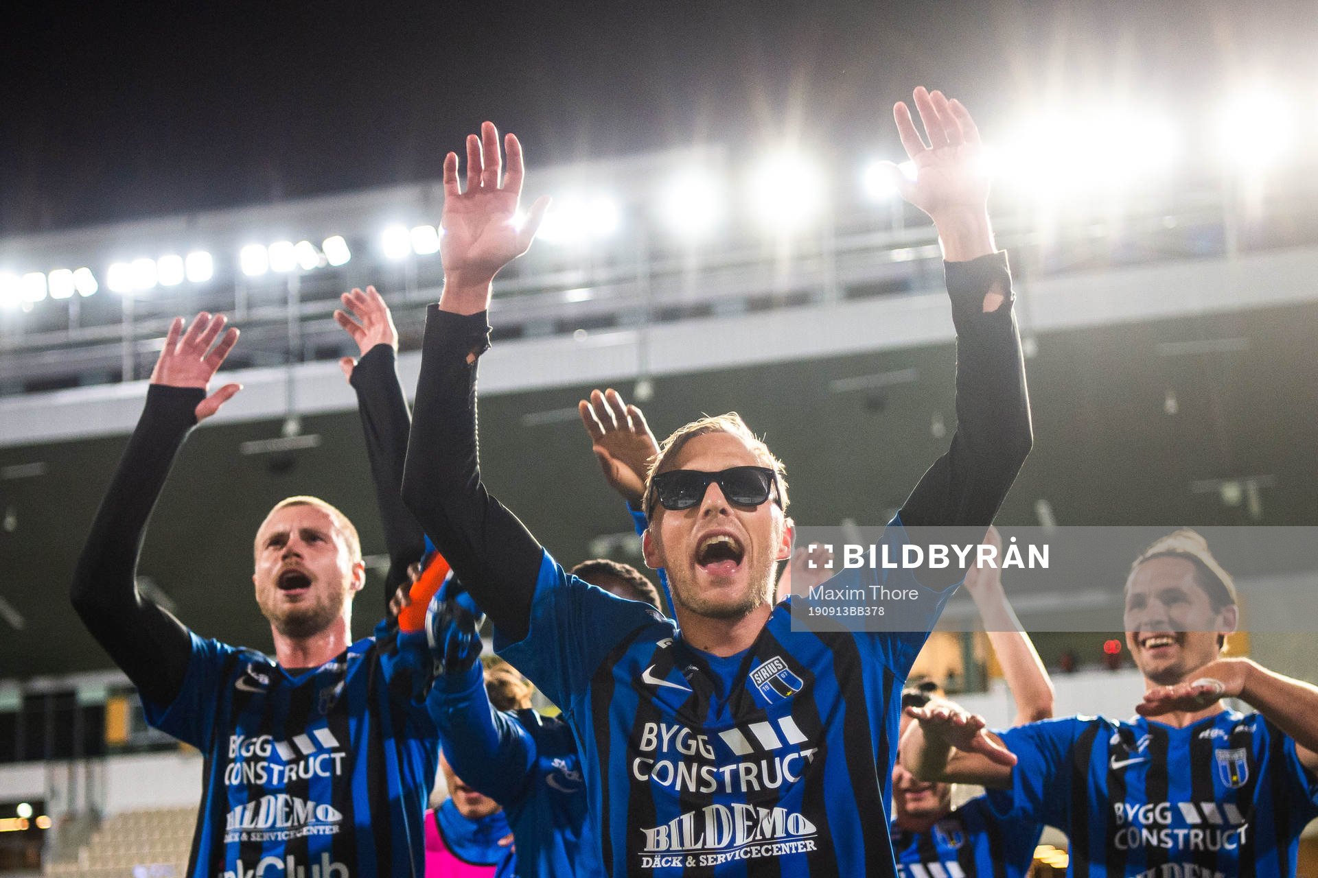 Sirius Christer Gustafsson jublar