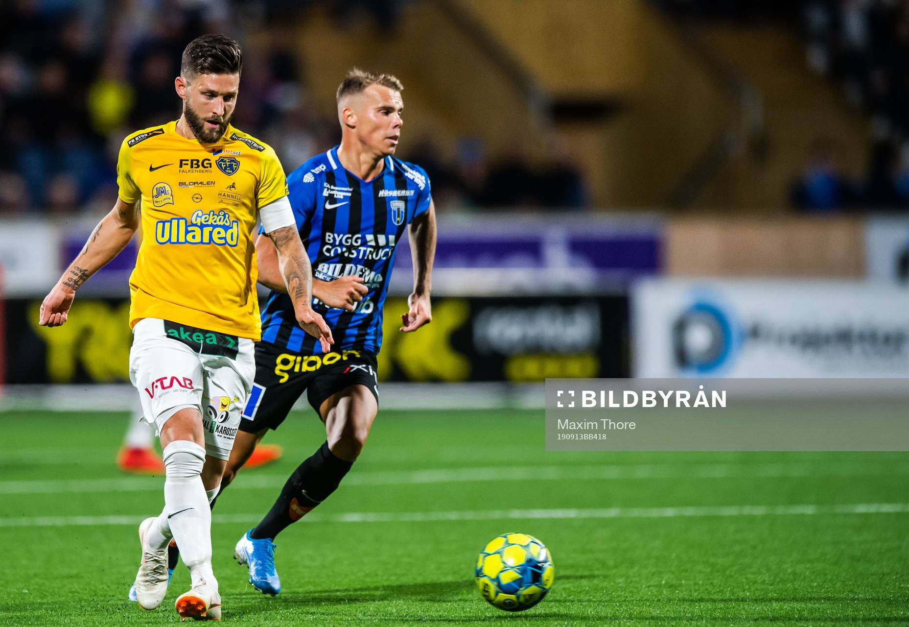 Falkenbergs Tibor Joza och Sirius Elias Andersson