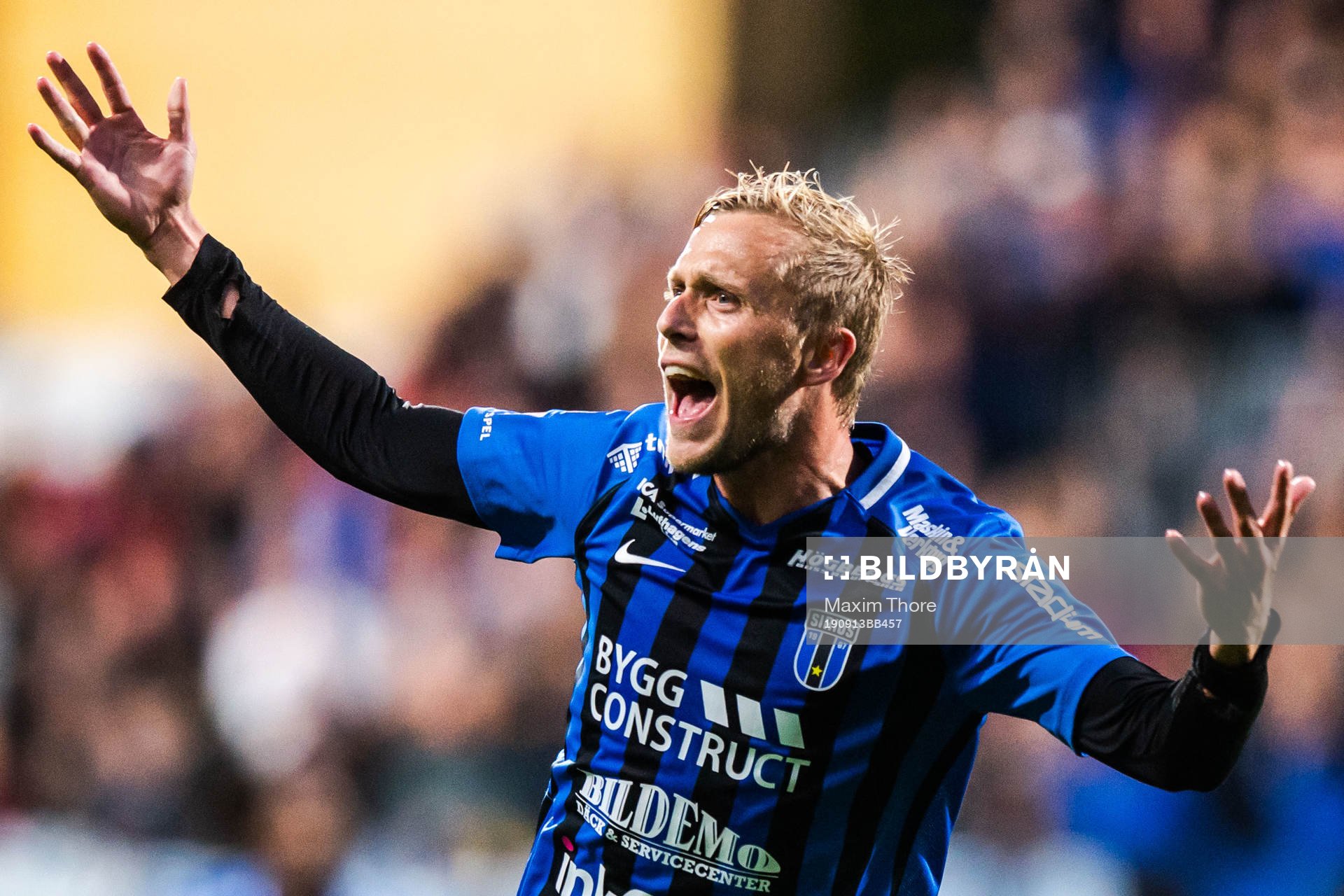 Sirius Christer Gustafsson jublar
