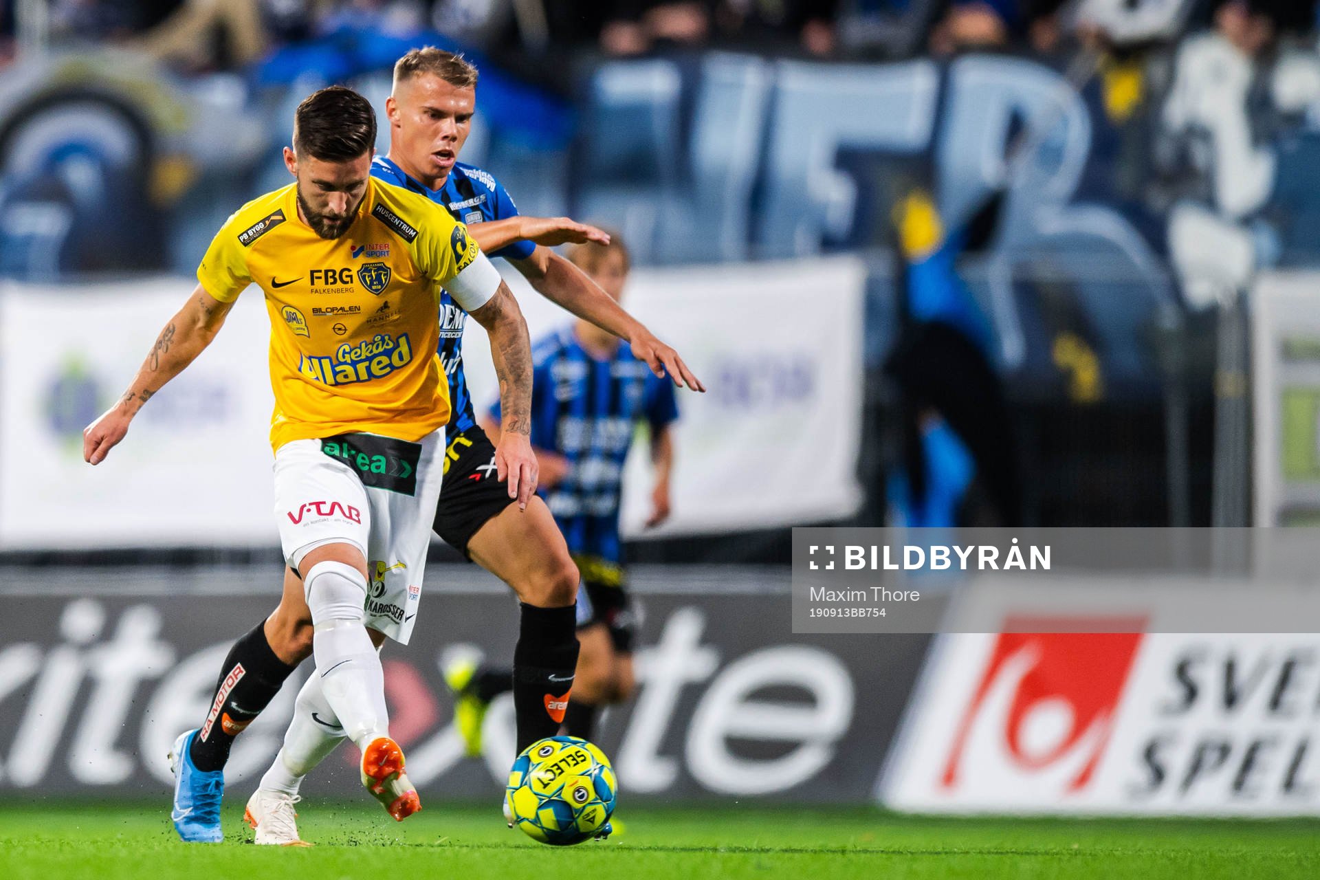 Falkenbergs Tibor Joza och Sirius Elias Andersson