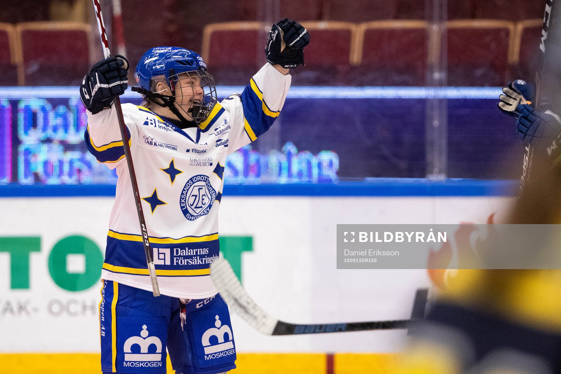 Leksands Nicole Hall jublar