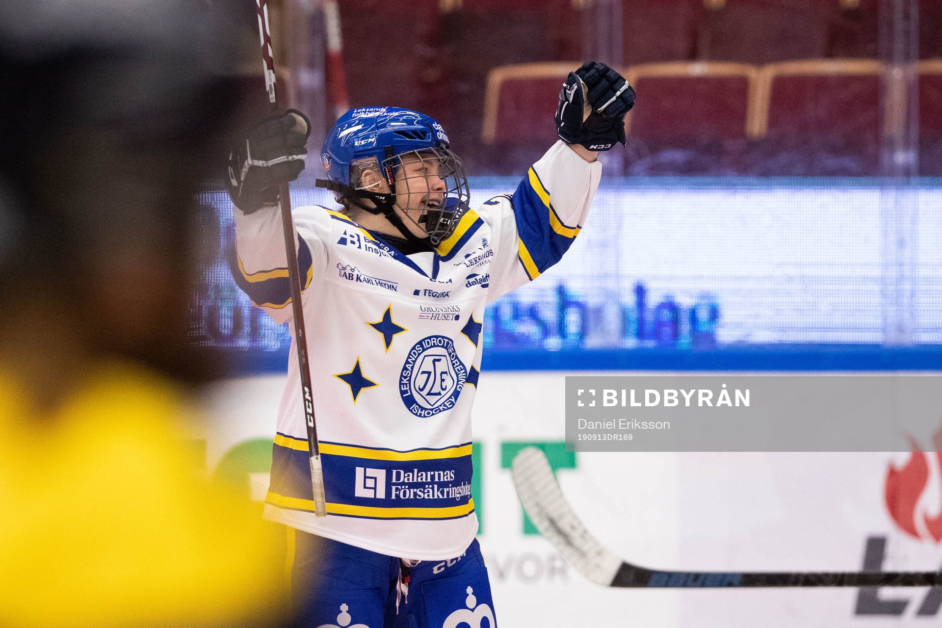 Leksands Nicole Hall jublar