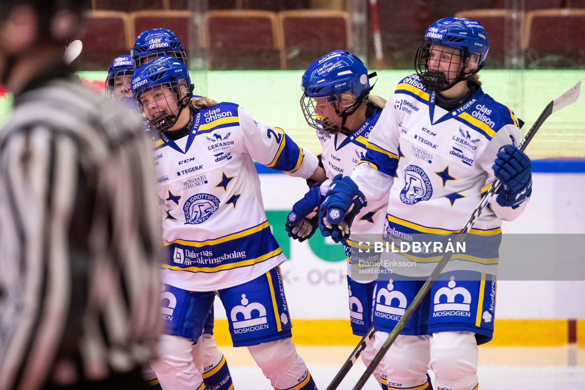 Leksands Nicole Hall jublar