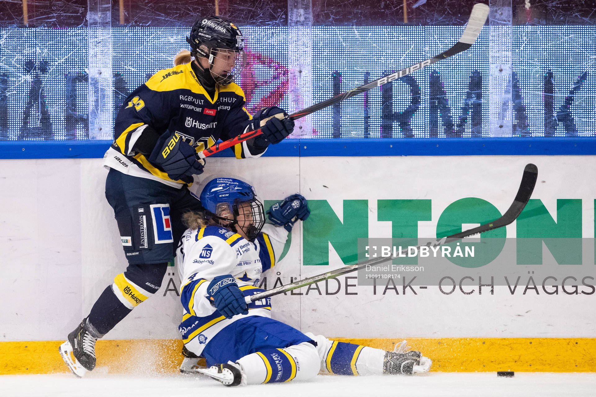 s Anna Borgqvist och Leksands Wilma Johansson