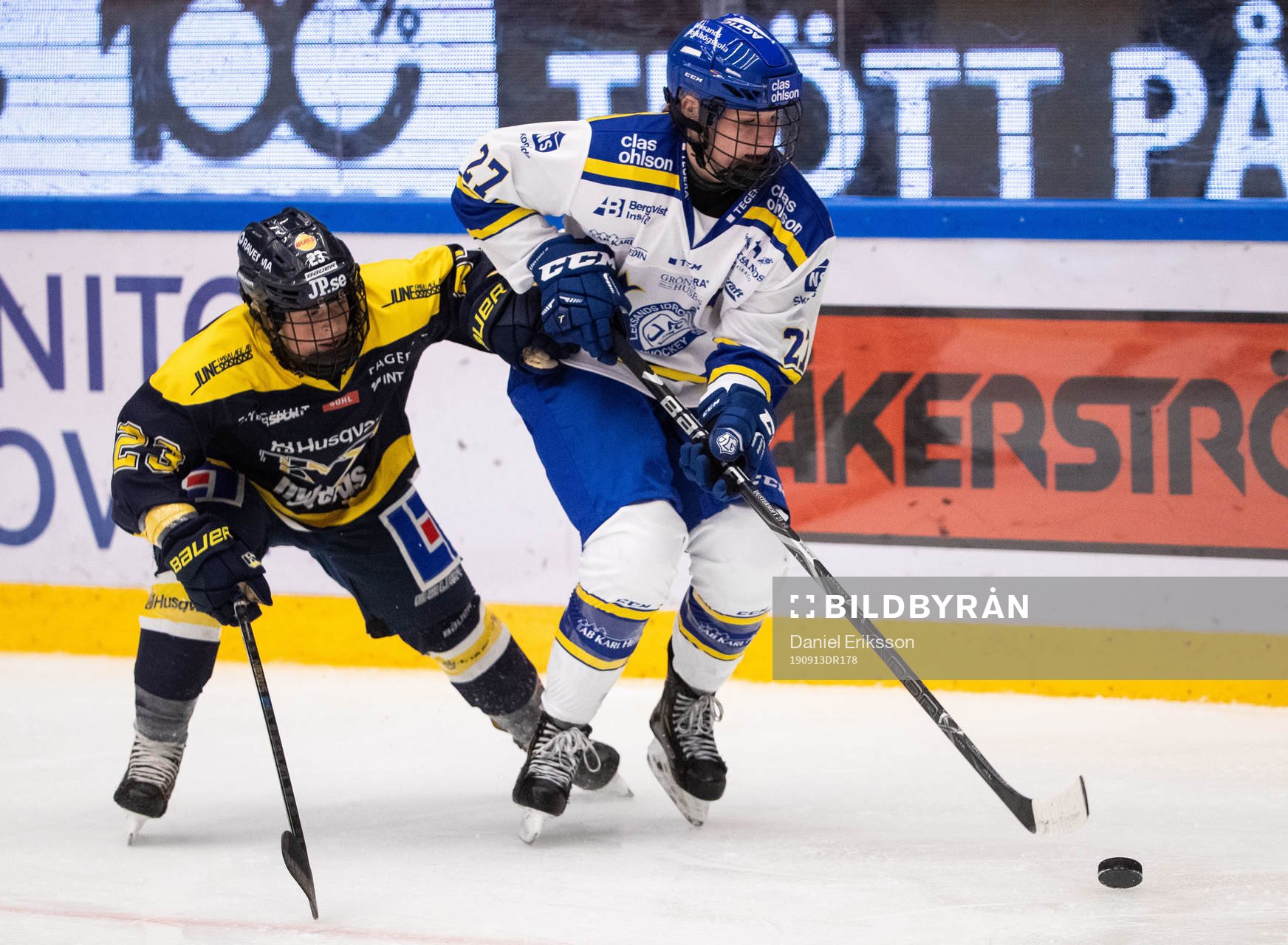 s Sanni Hakala och Leksands Lena Düsterhöft