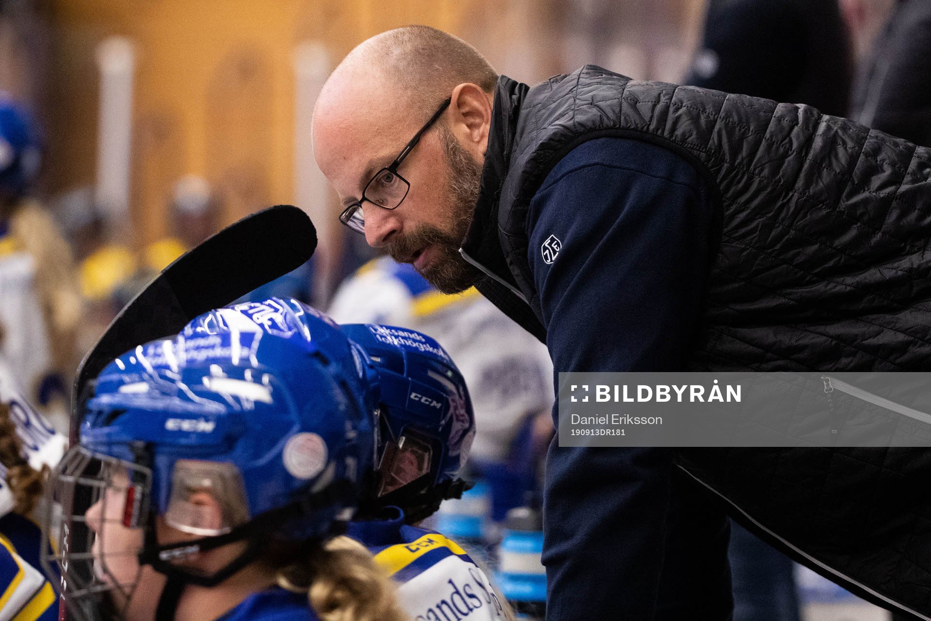 Leksands tränare Lars Stenmark