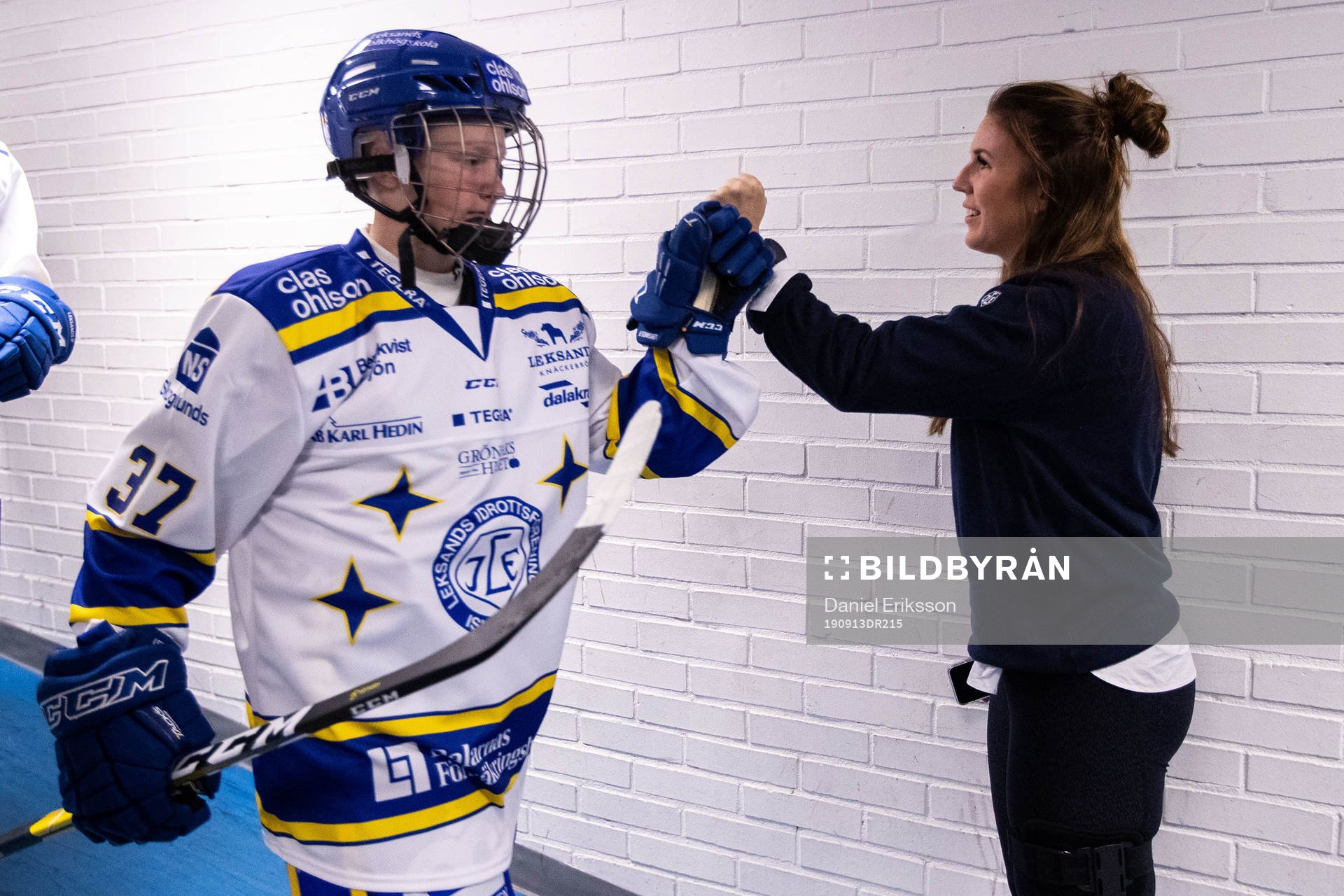 Leksands Linnea Jansson och Leksands Elin Lundberg