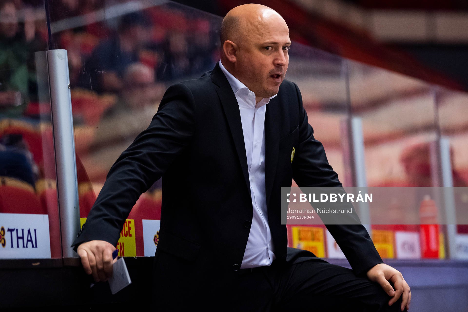Brynäs tränare Henrik Glaas