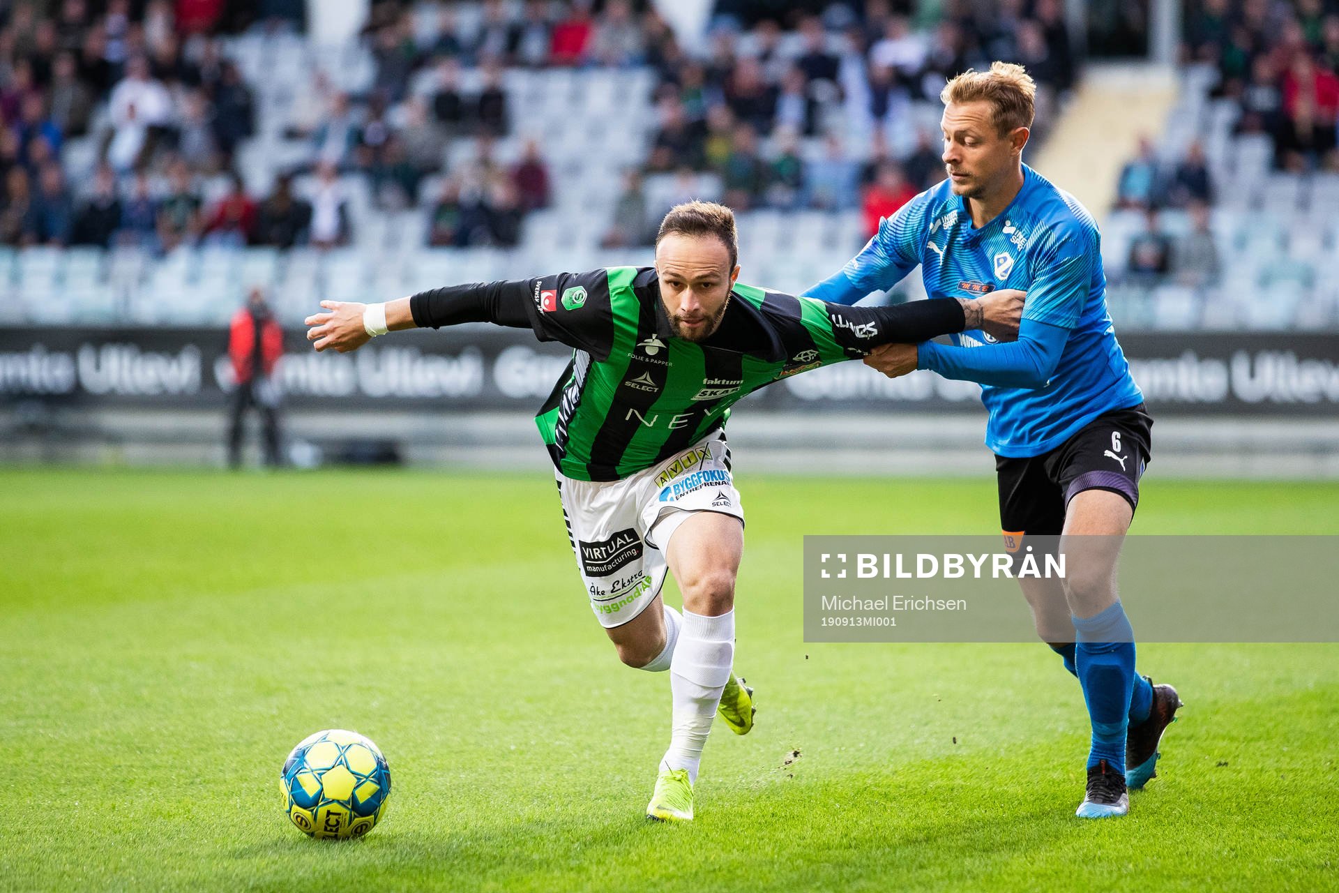 GAIS Evaldo Nascimento Lamaur Neto och Halmstads Joel